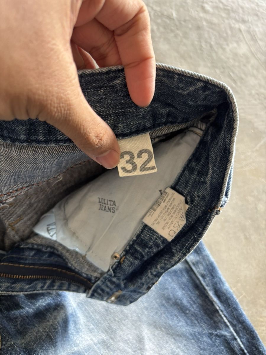 If Six Was Nine y2k lolita washed fade japanese punk dope backpocket Size US 33 - 6 Thumbnail