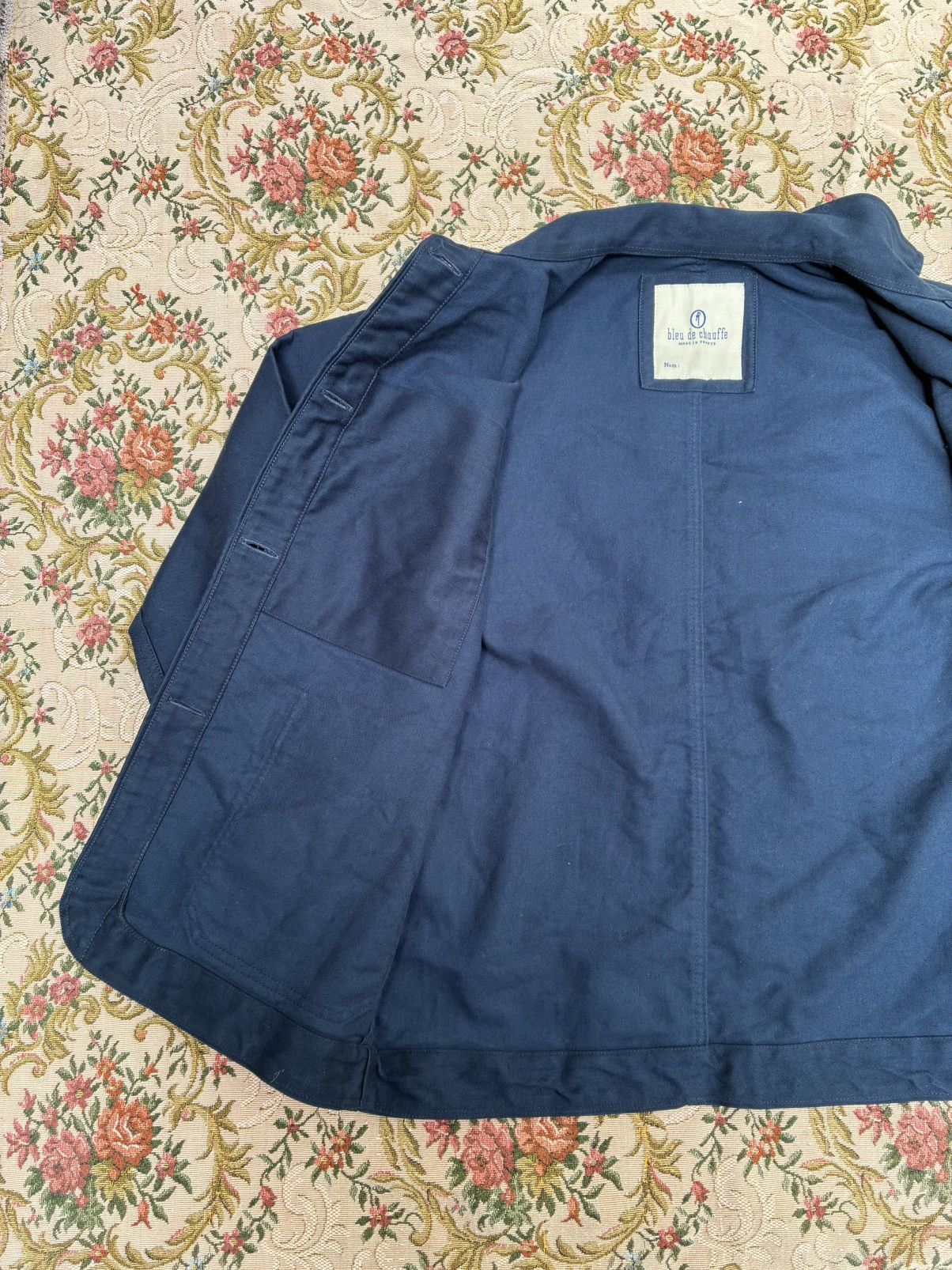 Bleu de Chauffe BLEU DE CHAUFFE GERMINALE MOLESKIN FRENCH MADE CHORE JACKET Size US XS / EU 42 / 0 - 9 Thumbnail