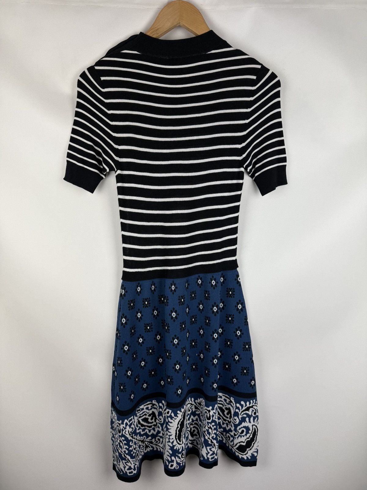 RED Valentino × Valentino Red Valentino Ladies Patterned Short Sleeve Viscose Dress Size L / US 10 / IT 46 - 12 Thumbnail