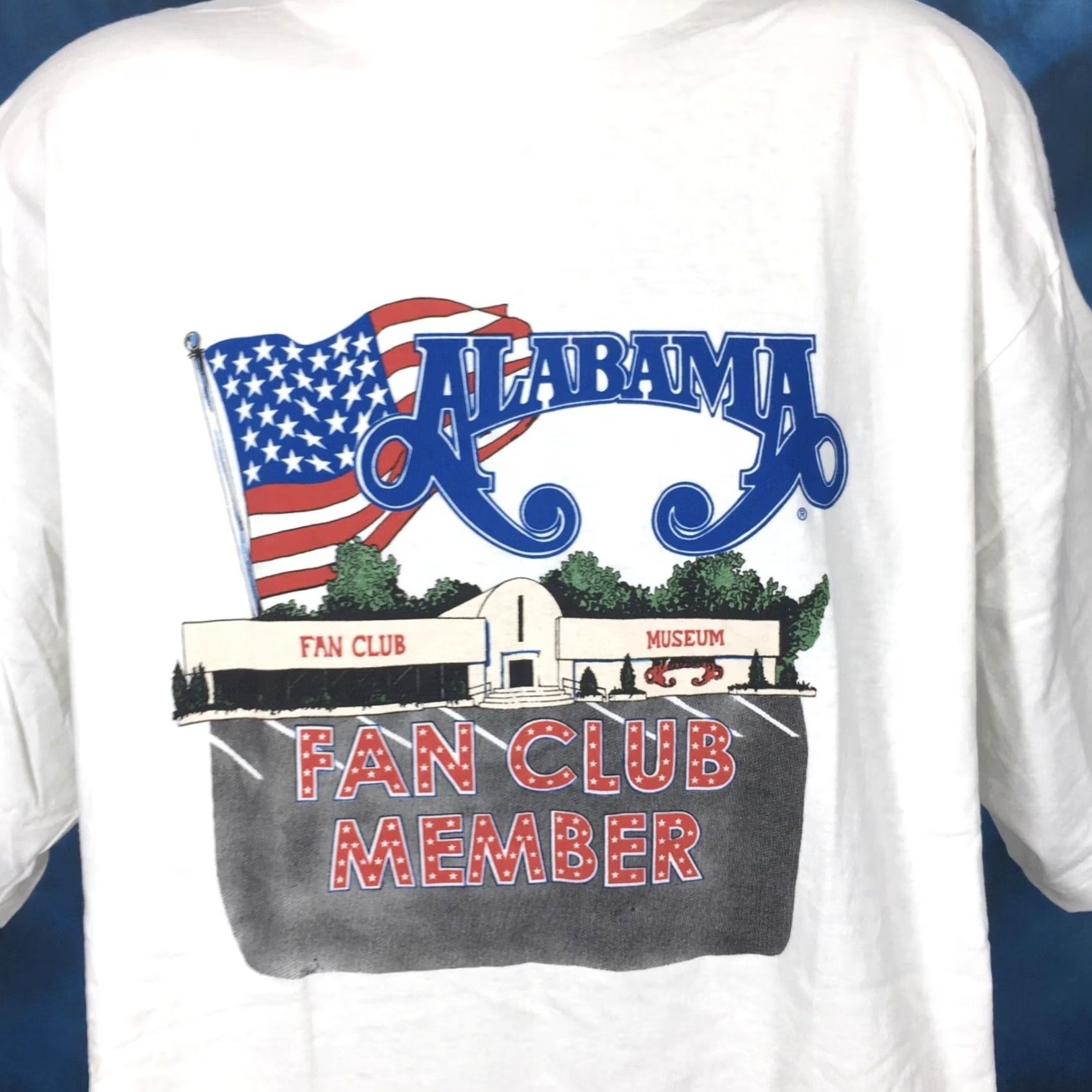 Fanci Club VINTAGE Alabama Fan Club Concert T-Shirt 2XL White Men Short Sleeve Crew Neck Belton NOS 80s Rock Country Size US XXL / EU 58 / 5 - 4 Thumbnail