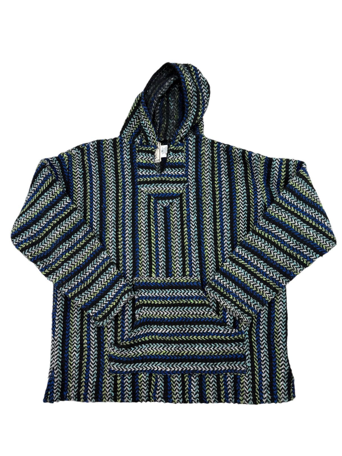 Baja Joe × Vintage Vtg Baja Joe Woven Hoodie Size US XL / EU 56 / 4 - 1 Thumbnail