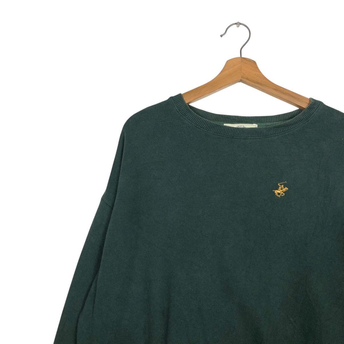 Japanese Brand × Vintage 📌Vintage Cropped Sweatshirt Beverly Hills Polo Club Size US M / EU 48-50 / 2 - 8 Thumbnail