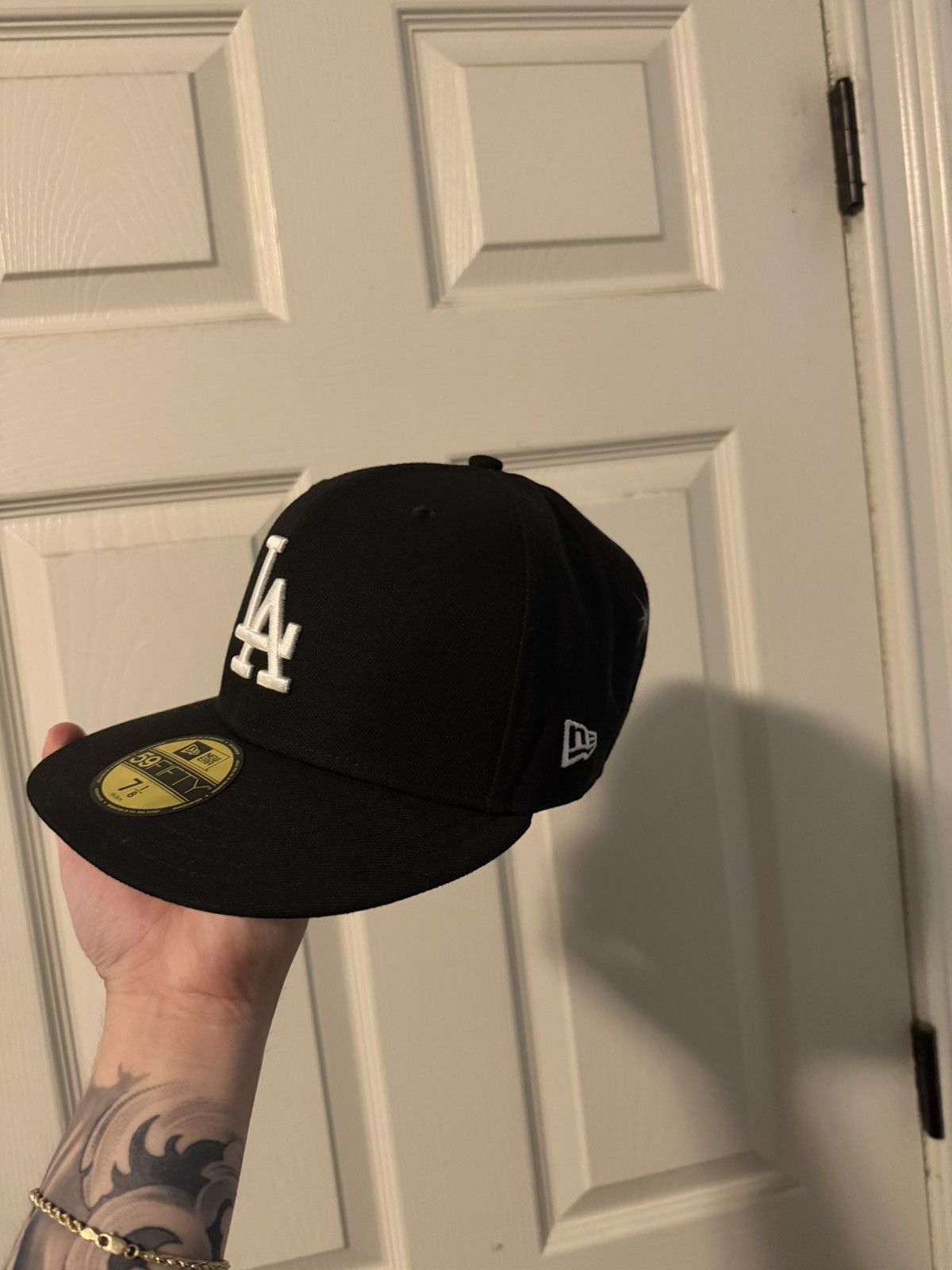 Supreme Supreme Los Angeles Dodgers Fitted Hat Black (Size 7 1/8) Size 30 - 3 Thumbnail