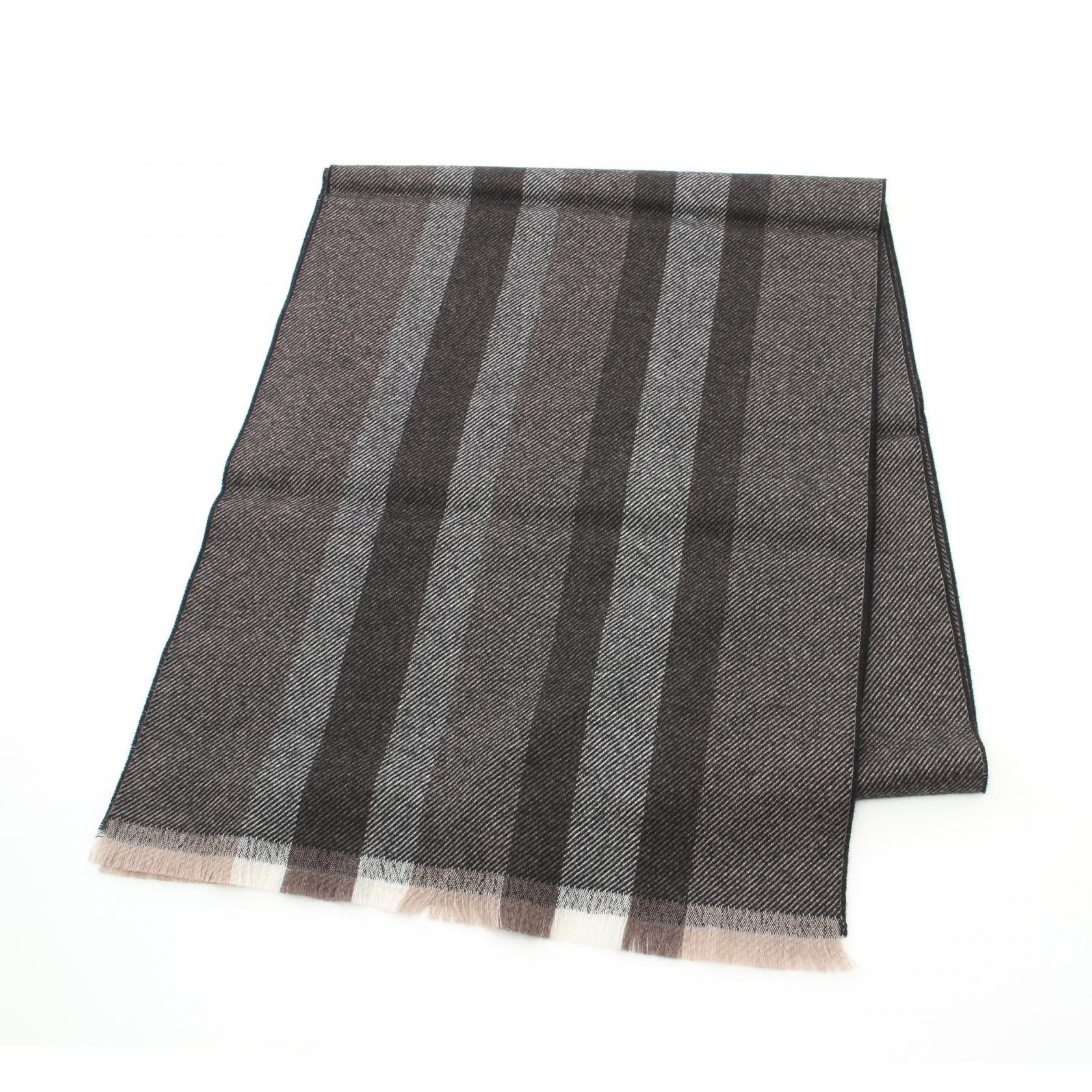 Gucci Gucci Scarf Wool Black Brown Multicolor Size ONE SIZE - 1 Thumbnail
