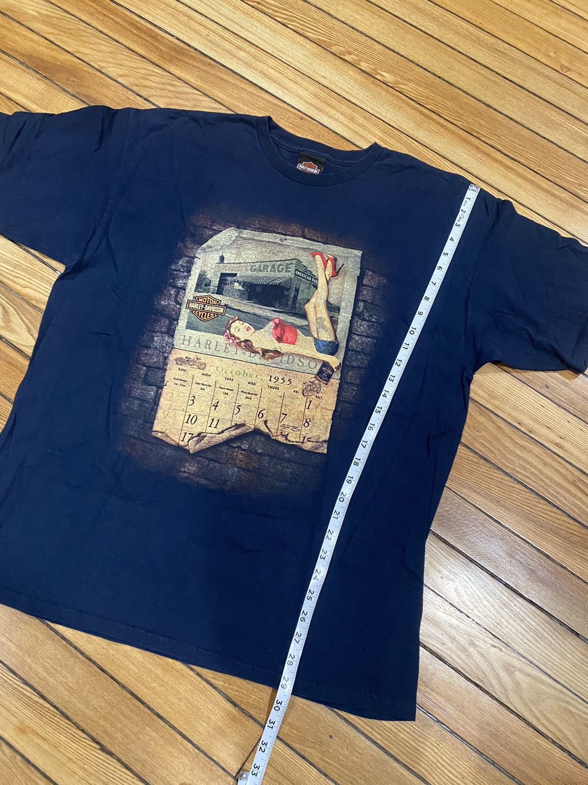 Harley Davidson × Vintage HD Atlanta Georgia XL pinup Tshirt Size US XL / EU 56 / 4 - 7 Thumbnail