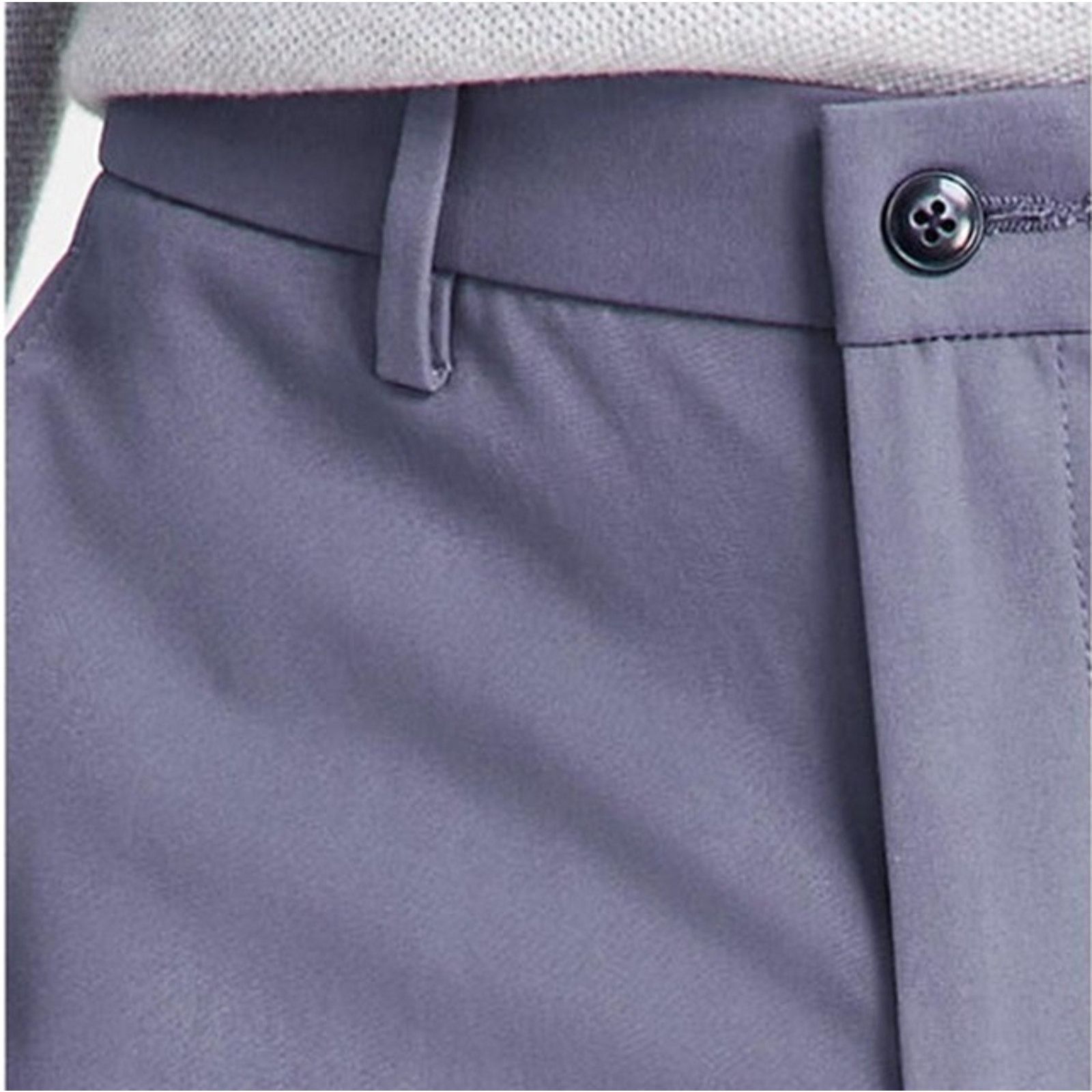 Michael Kors Michael Kors Men's Ash Blue Cotton Dress Pants Size 40x30 Size US 40 / EU 56 - 5 Thumbnail