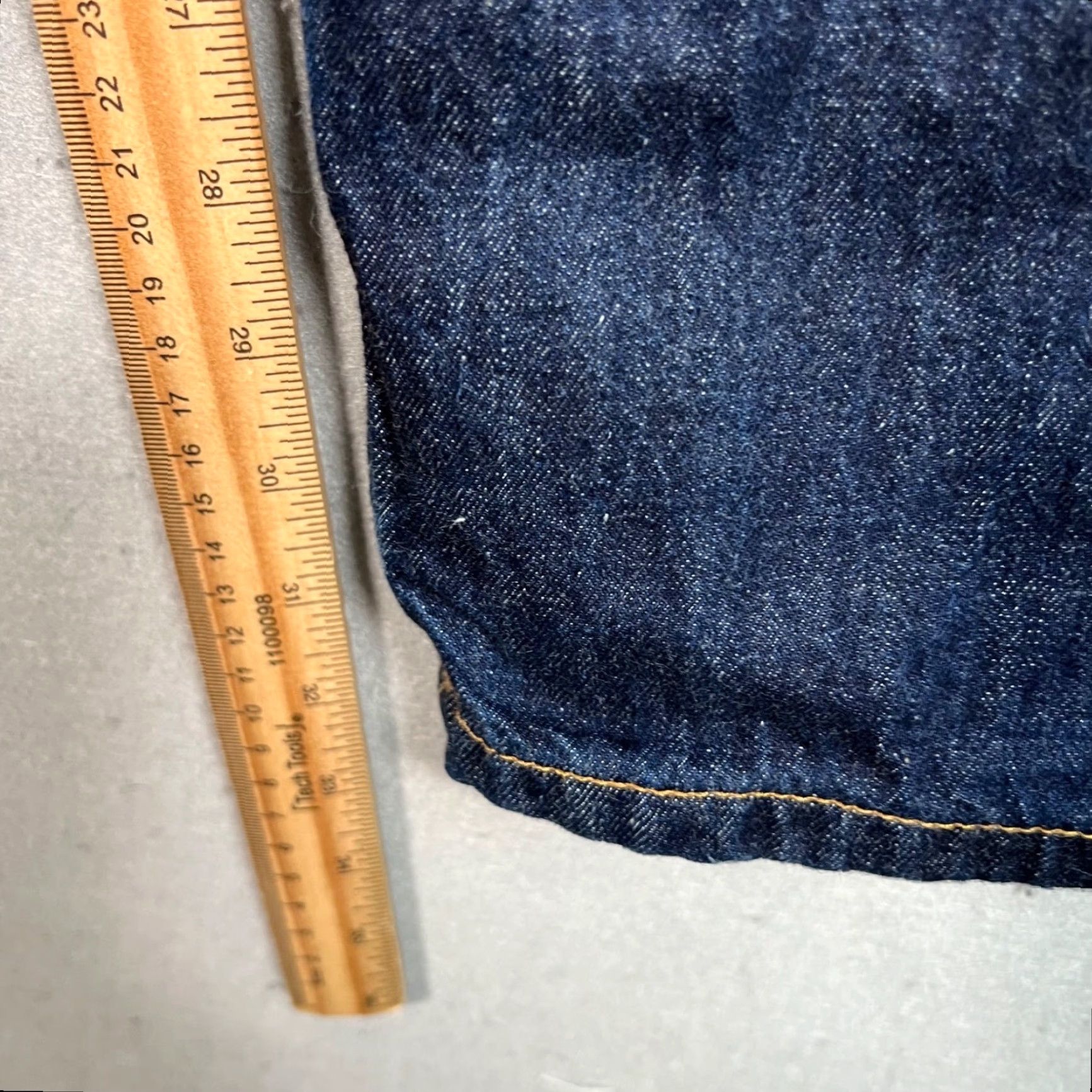 Helmut Lang HELMUT LANG Jeans Womens 28 Dark Wash Denim 100% Cotton Straight High-Waist Jeans Size 28" / US 6 / IT 42 - 7 Thumbnail