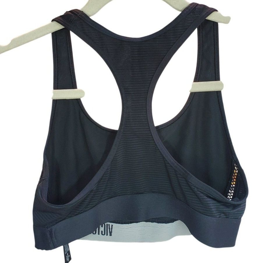 Victoria's Secret Victoria Sport Black Racerback Sports Bra Medium Size ONE SIZE - 2 Thumbnail