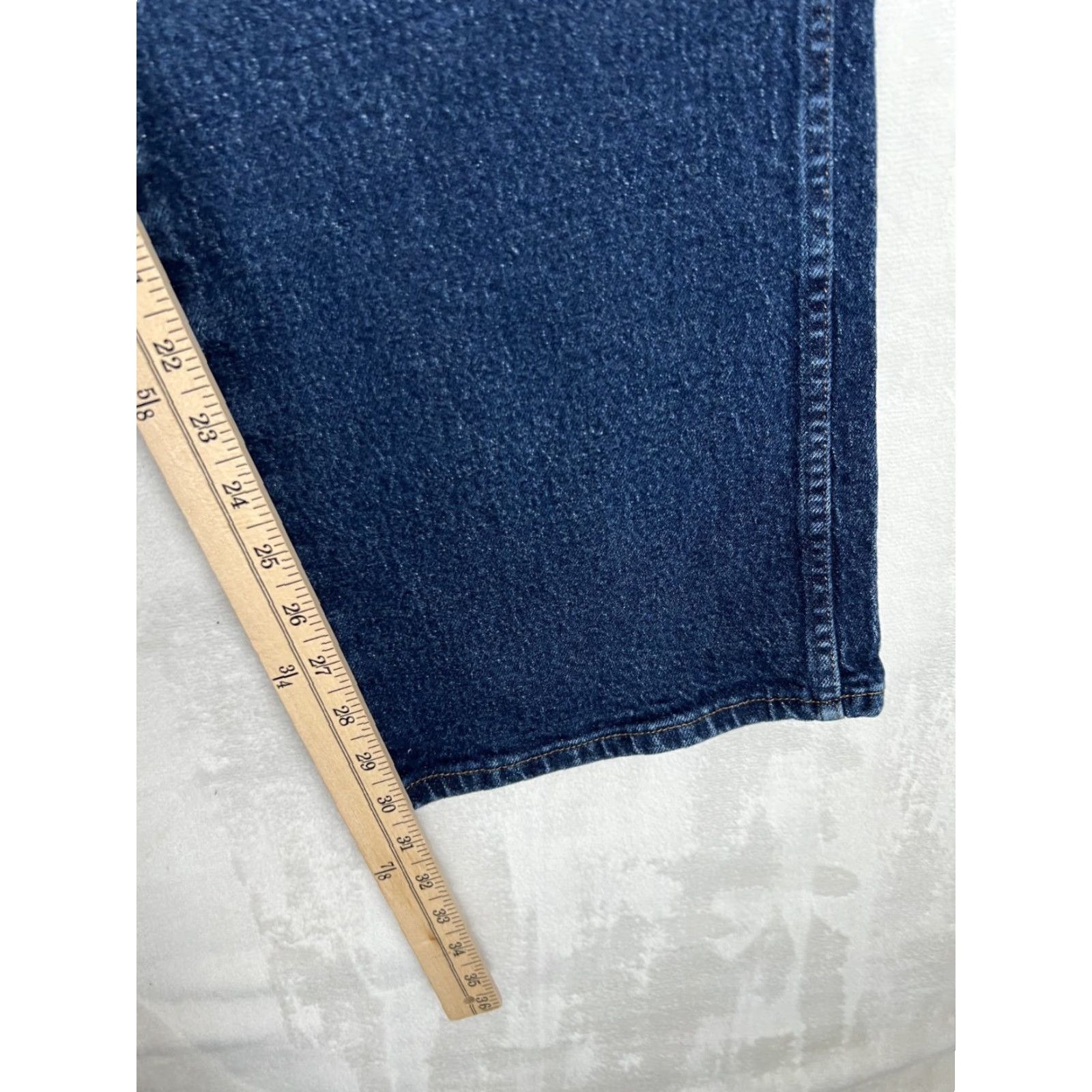 Wrangler VINTAGE Wrangler Jeans Regular Fit Cowboy Blue Denim 44x30 Mens Pants Cowboy Western 5-Pocket Blue Jeans Size US 44 / EU 60 - 3 Thumbnail