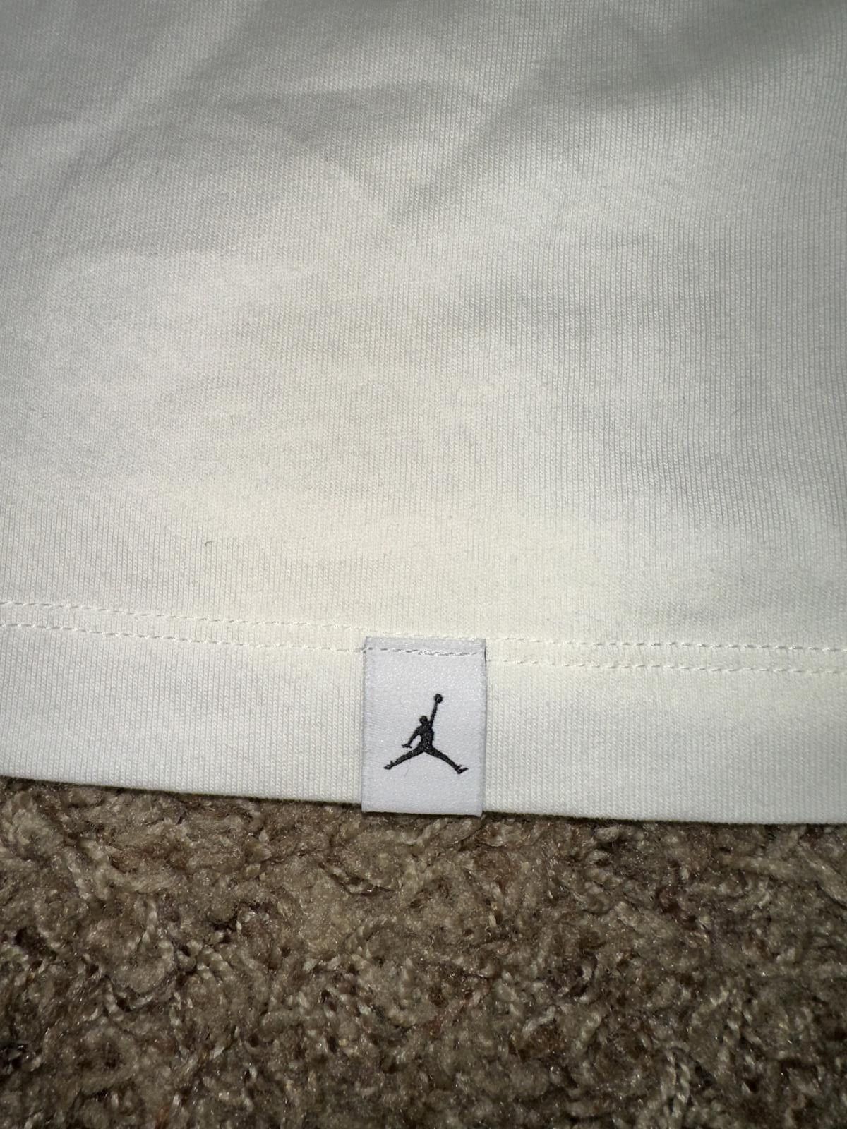 Designer Jordan Men’s Flight Essentials 6 Rings White T-Shirt Sample Asian Sizing Size US M / EU 48-50 / 2 - 8 Thumbnail