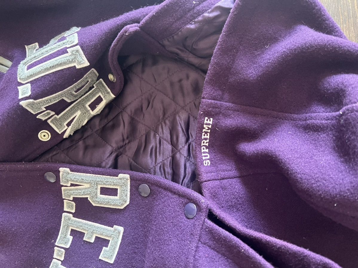 Supreme Supreme King hooded varsity jacket Size US M / EU 48-50 / 2 - 7 Thumbnail