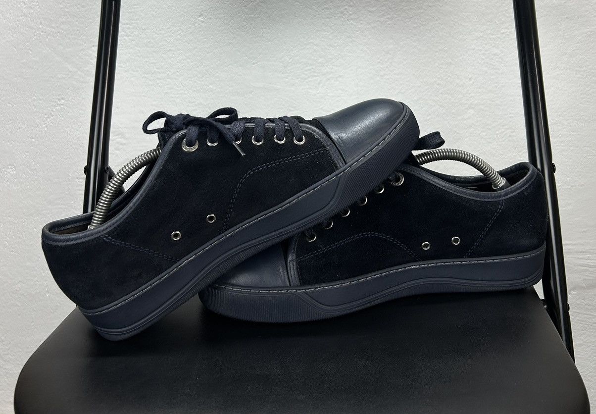 Lanvin Lanvin Leather Casual Sneakers Navy Size 41 EUR Size US 8 / EU 41 - 6 Thumbnail
