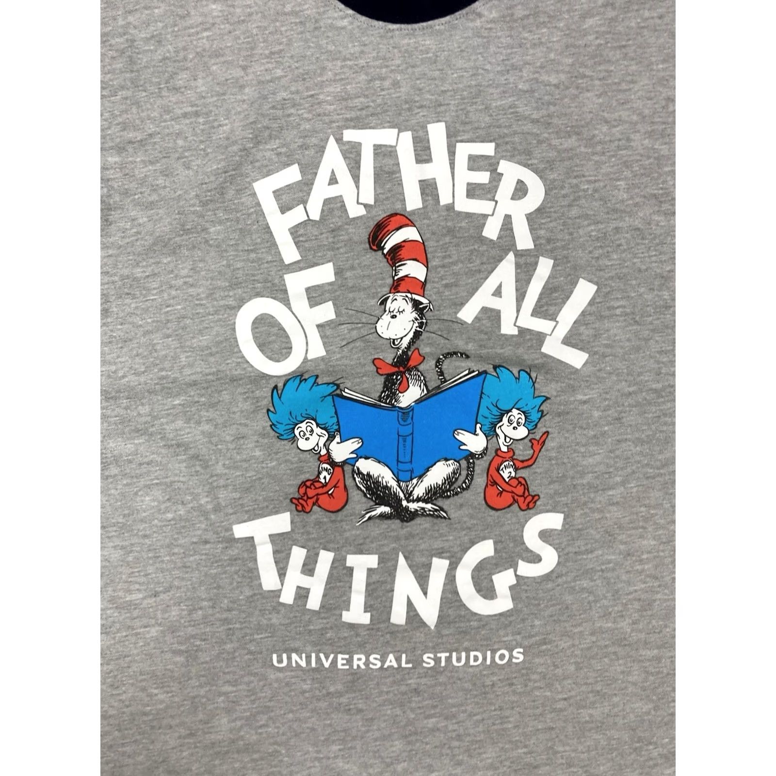Vintage VINTAGE Universal Studios Dr Seuss Father Of All Things Graphic Ringer T-shirt Men XL Size US XL / EU 56 / 4 - 2 Thumbnail