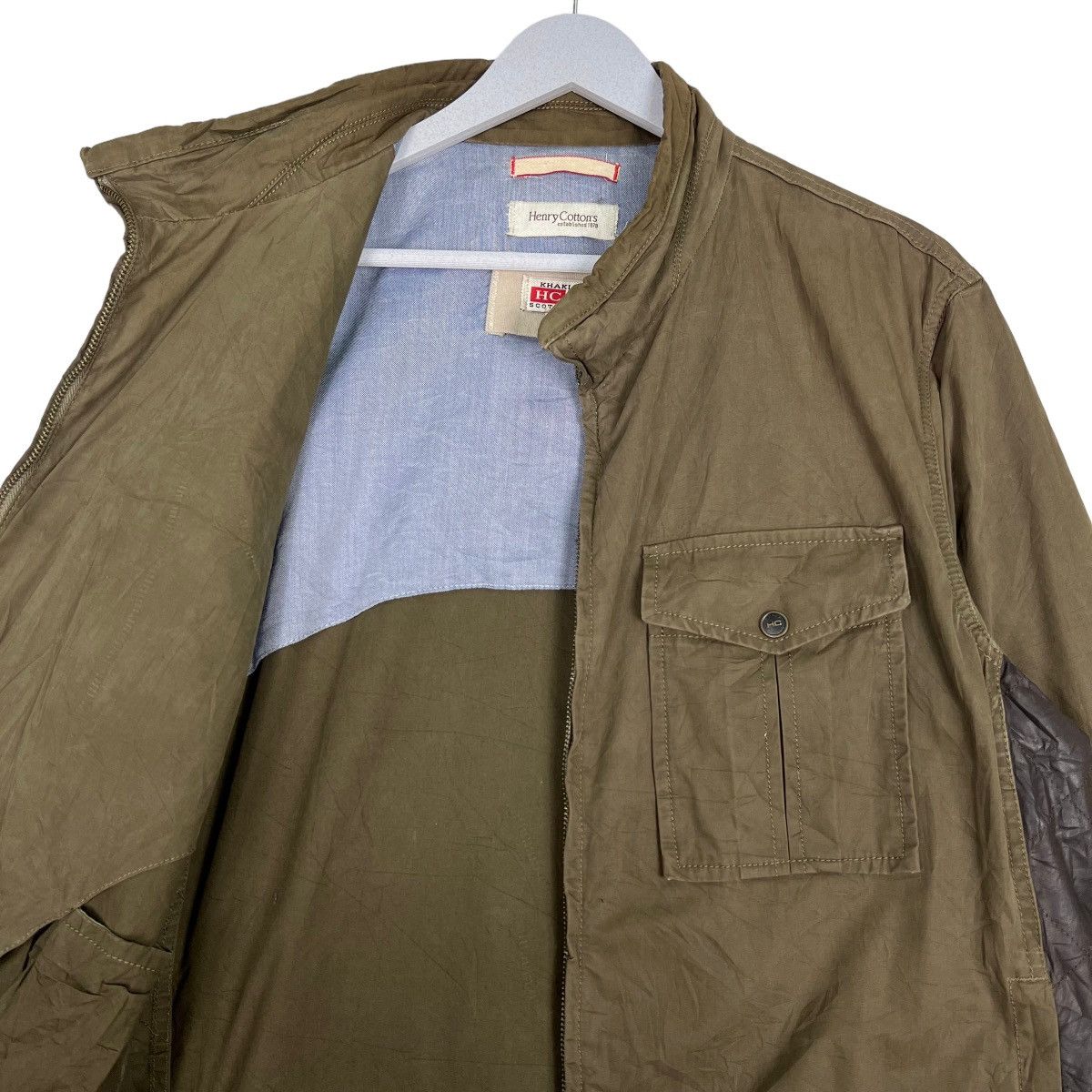 Henry Cotton's 🔥 HENRY COTTONS SCOTLAND KHAKI JACKET Size US M / EU 48-50 / 2 - 10 Thumbnail