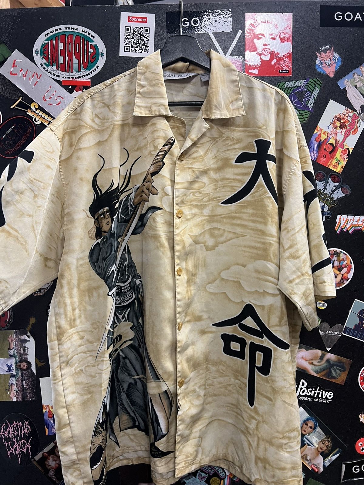 Vintage Vintage Y2K Japanese Warrior Button Up Shirt Size US XL / EU 56 / 4 - 1 Thumbnail