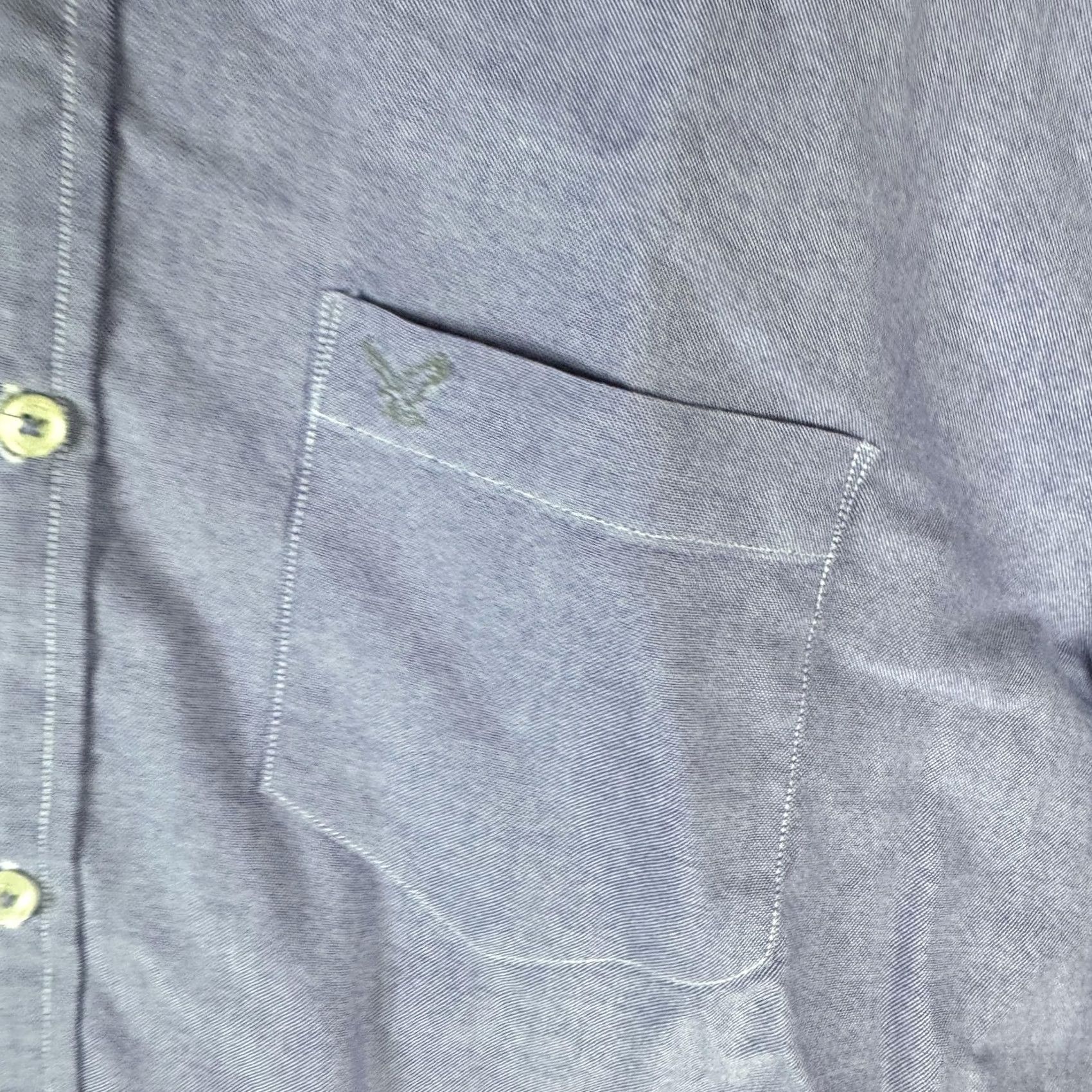 American Eagle Outfitters VINTAGE American Eagle Outfitters Shirt Mens 2XL Purple Solid Button-Front Long Sleeve Size US XXL / EU 58 / 5 - 5 Thumbnail