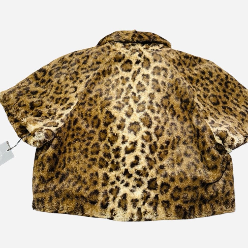 Vince Camuto NWT New $108 Vince Camuto Short Sleeve Animal Print Faux Fu Size XS / US 0-2 / IT 36-38 - 4 Thumbnail