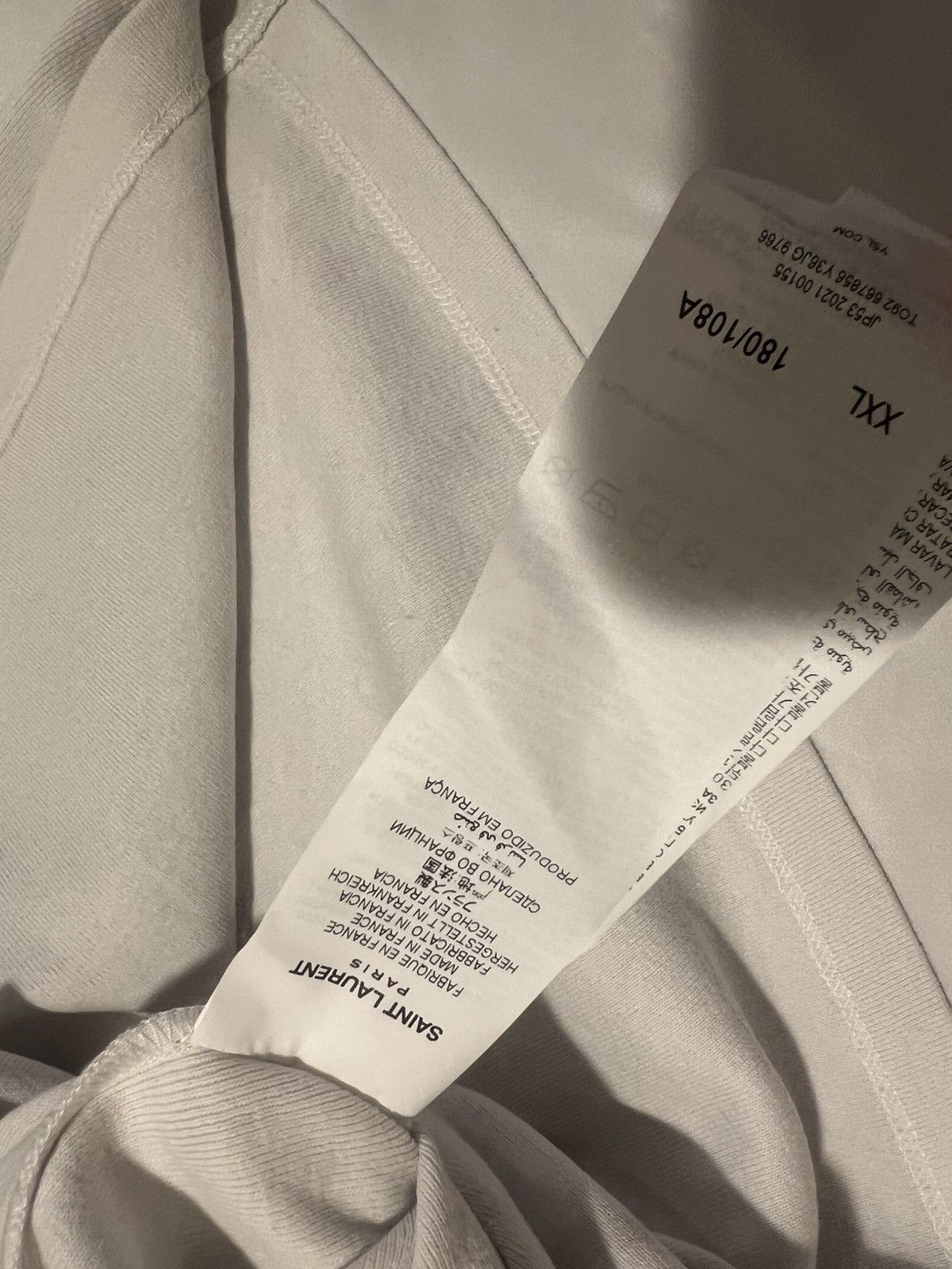 Saint Laurent Paris Saint Laurent men’s knit t shirt. XXL. $950 Size US XXL / EU 58 / 5 - 8 Thumbnail