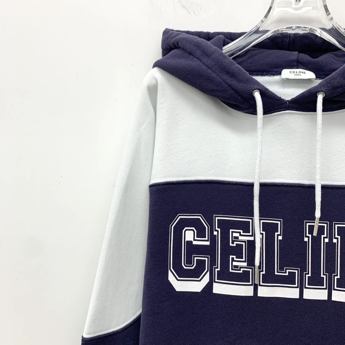 Celine Celine Letter Printed Hooded Sweatshirt Jacket K26WX Size XL / US 12-14 / IT 48-50 - 3 Thumbnail