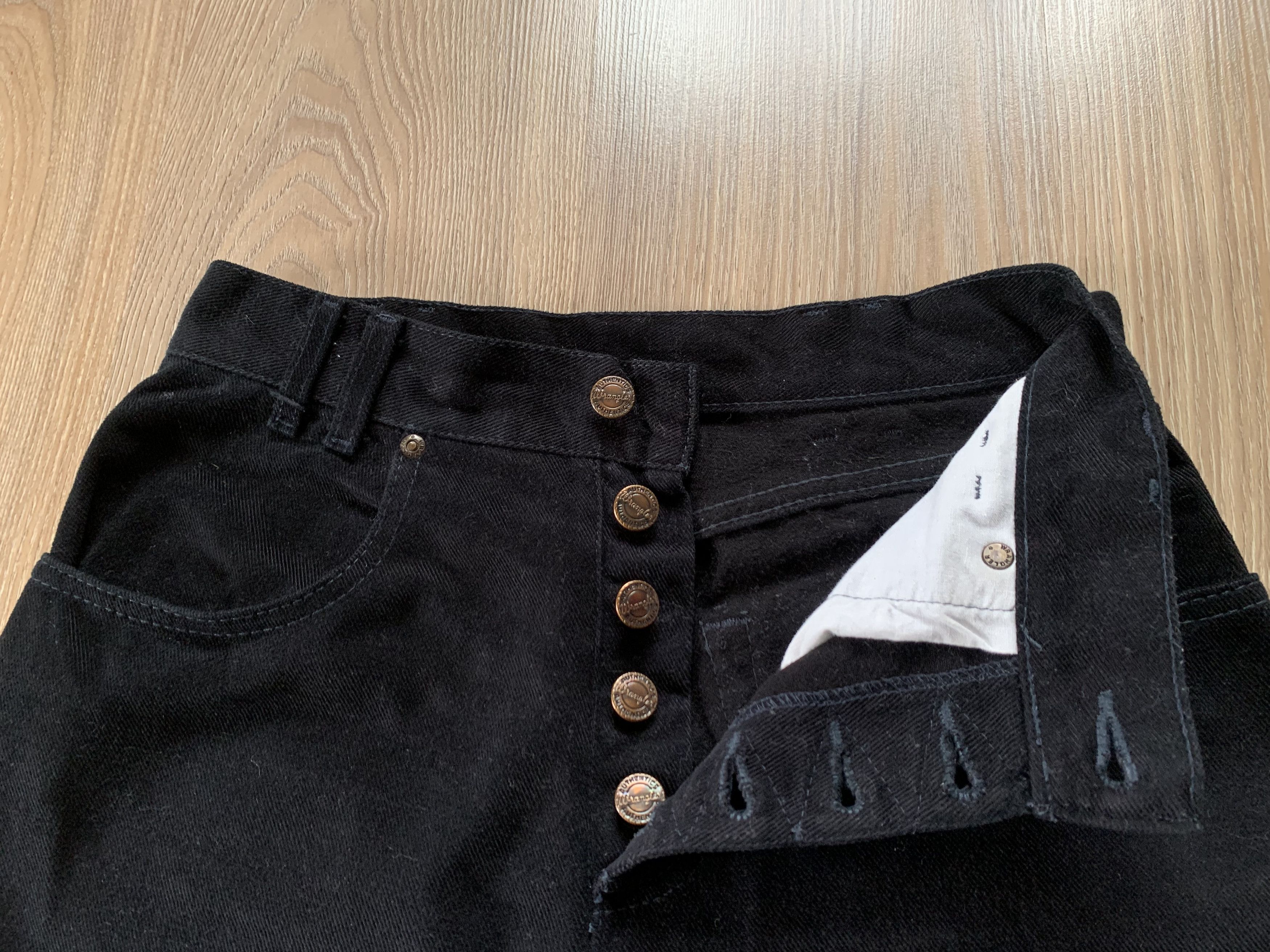 Denime × Vintage × Wrangler Wrangler Scarlet Vintage Black Jeans Size 29" - 5 Thumbnail
