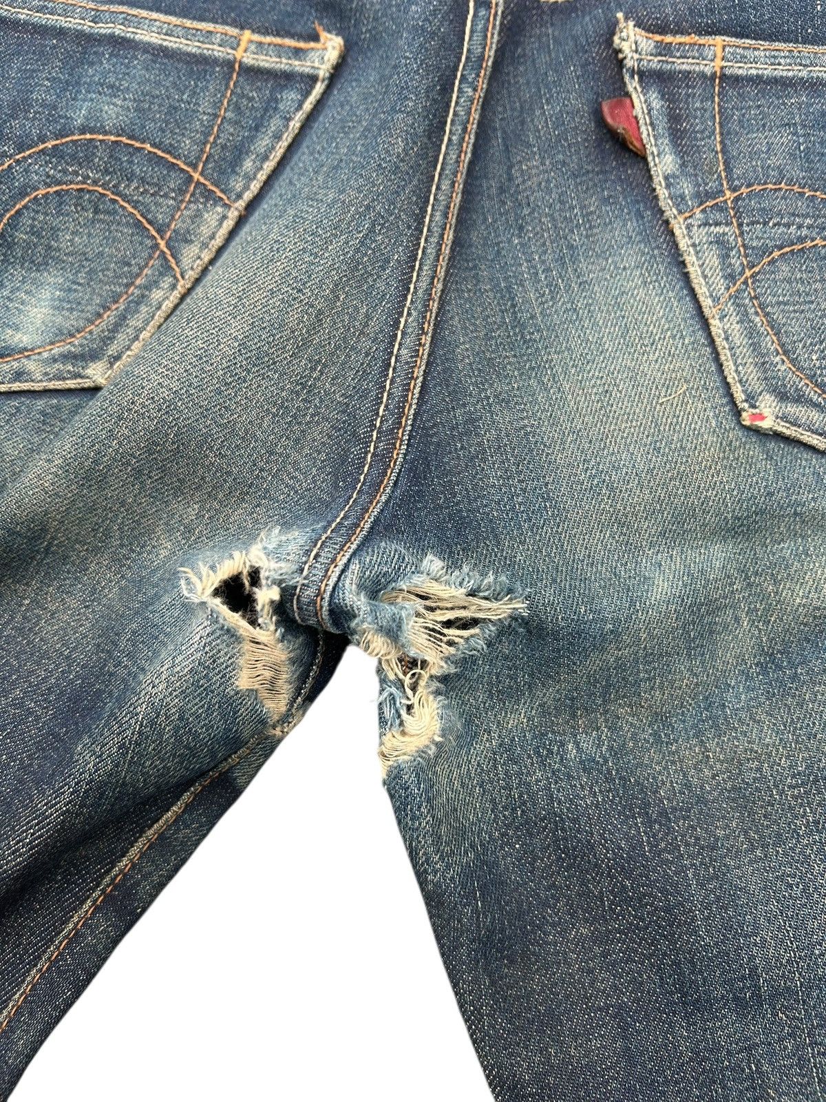 Yuji Yamada Yuji Yamada Flare Distressed Japanese Denim Jeans Size US 28 / EU 44 - 15 Thumbnail