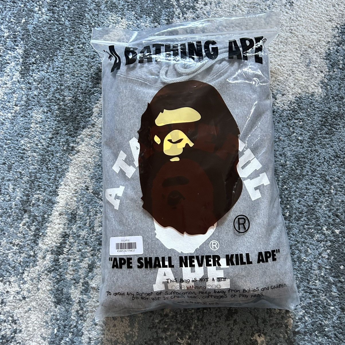 Bape × JJJJound 2XL “A TASTEFUL APE” RELAXED FiT COLLEGE LOGO HOODiE NiGO Size US XXL / EU 58 / 5 - 22 Thumbnail