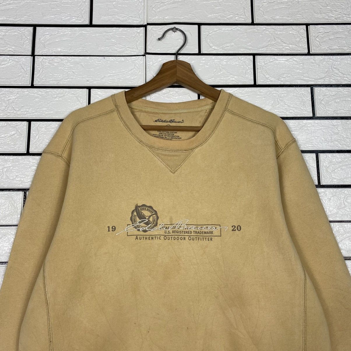 Japanese Brand Vintage Sweatshirt Eddie Bauer Big Logo Size US M / EU 48-50 / 2 - 4 Thumbnail
