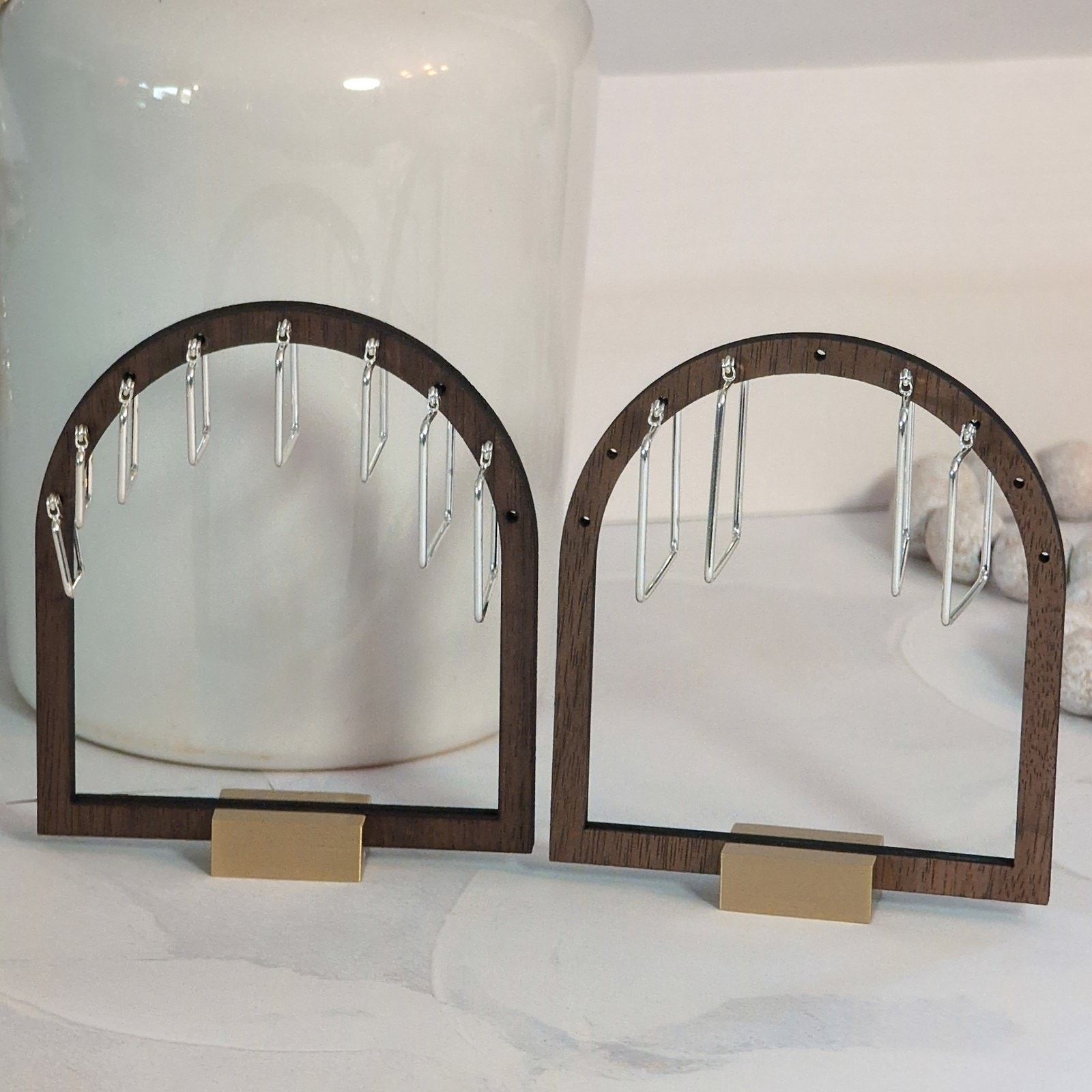 Other Versatile VTG 1980 Set of 6 Silver-Tone Square Hoop Earrings Size ONE SIZE - 1 Thumbnail