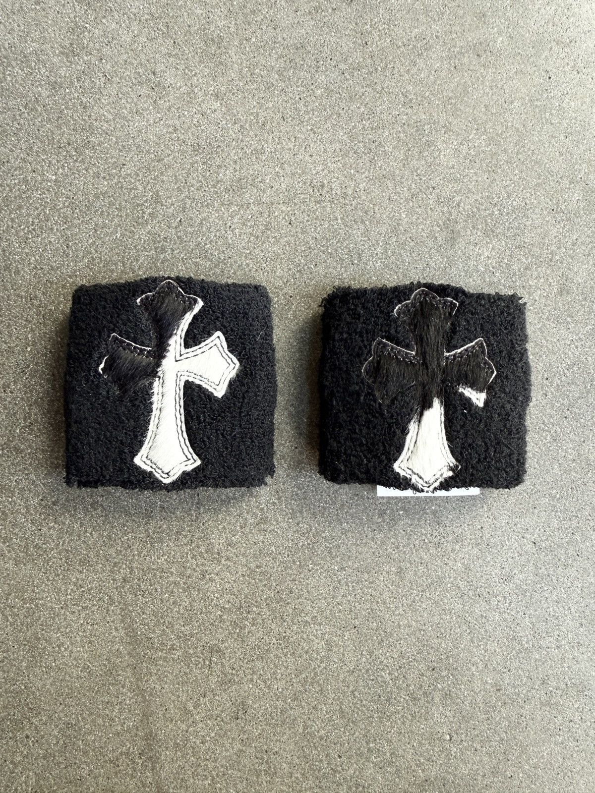 Chrome Hearts Sweatbands Wrist Band zebra patch