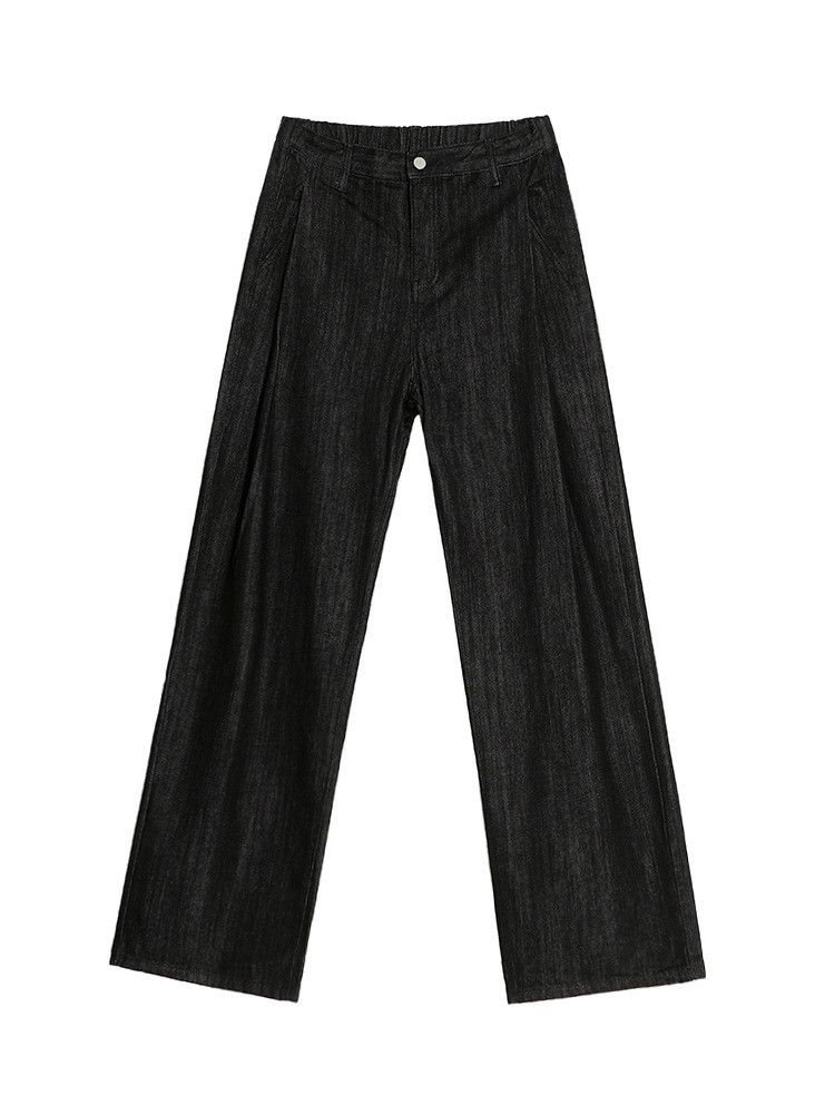 Japanese Brand Retro black loose wide leg jeans Size US 32 / EU 48 - 5 Thumbnail