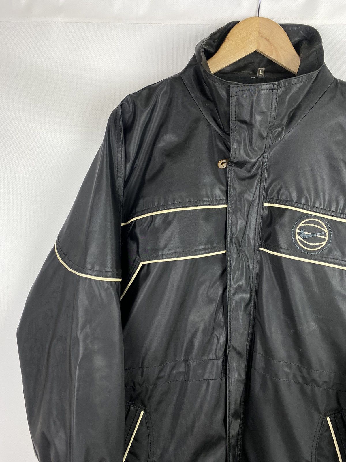 Nike × Vintage VTG Nike basketball logo bomber jacket Size US L / EU 52-54 / 3 - 2 Thumbnail