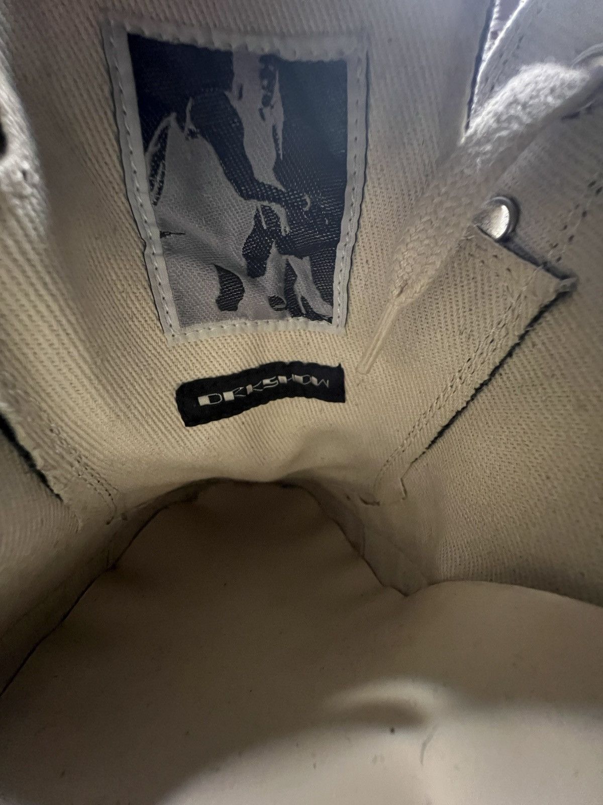 Rick Owens Rick Owens DRKSHDW Abstract Ramones Low Size 7 Size US 7 / EU 40 - 13 Thumbnail