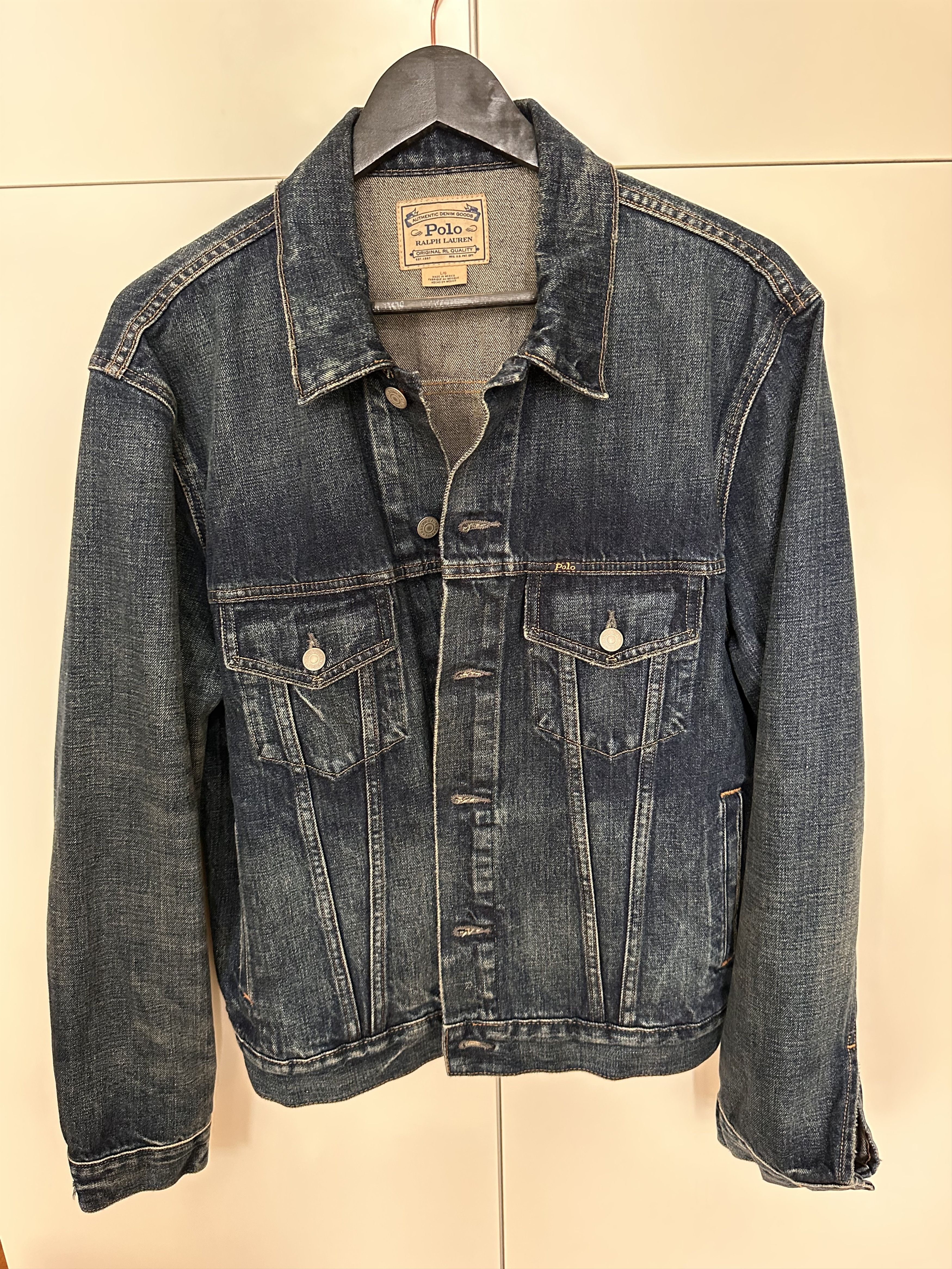 Ralph Lauren Ralph Lauren Denim Trucker Jacket – Vintage Wash – Size L Size US L / EU 52-54 / 3 - 1 Thumbnail