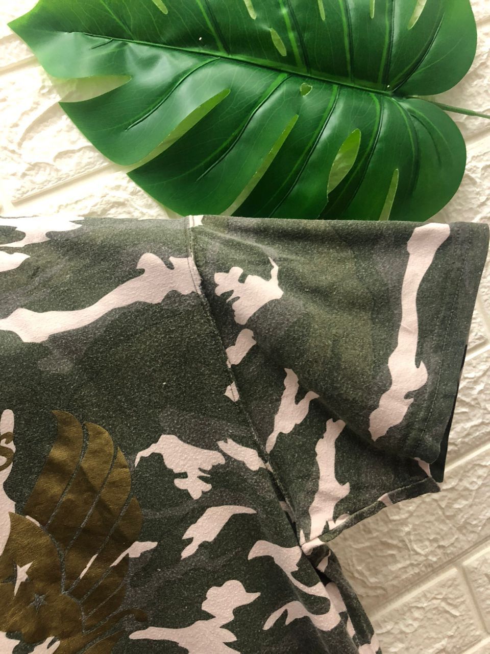 Japanese Brand camo green army Shades Half Lgb Style Size US M / EU 48-50 / 2 - 11 Thumbnail