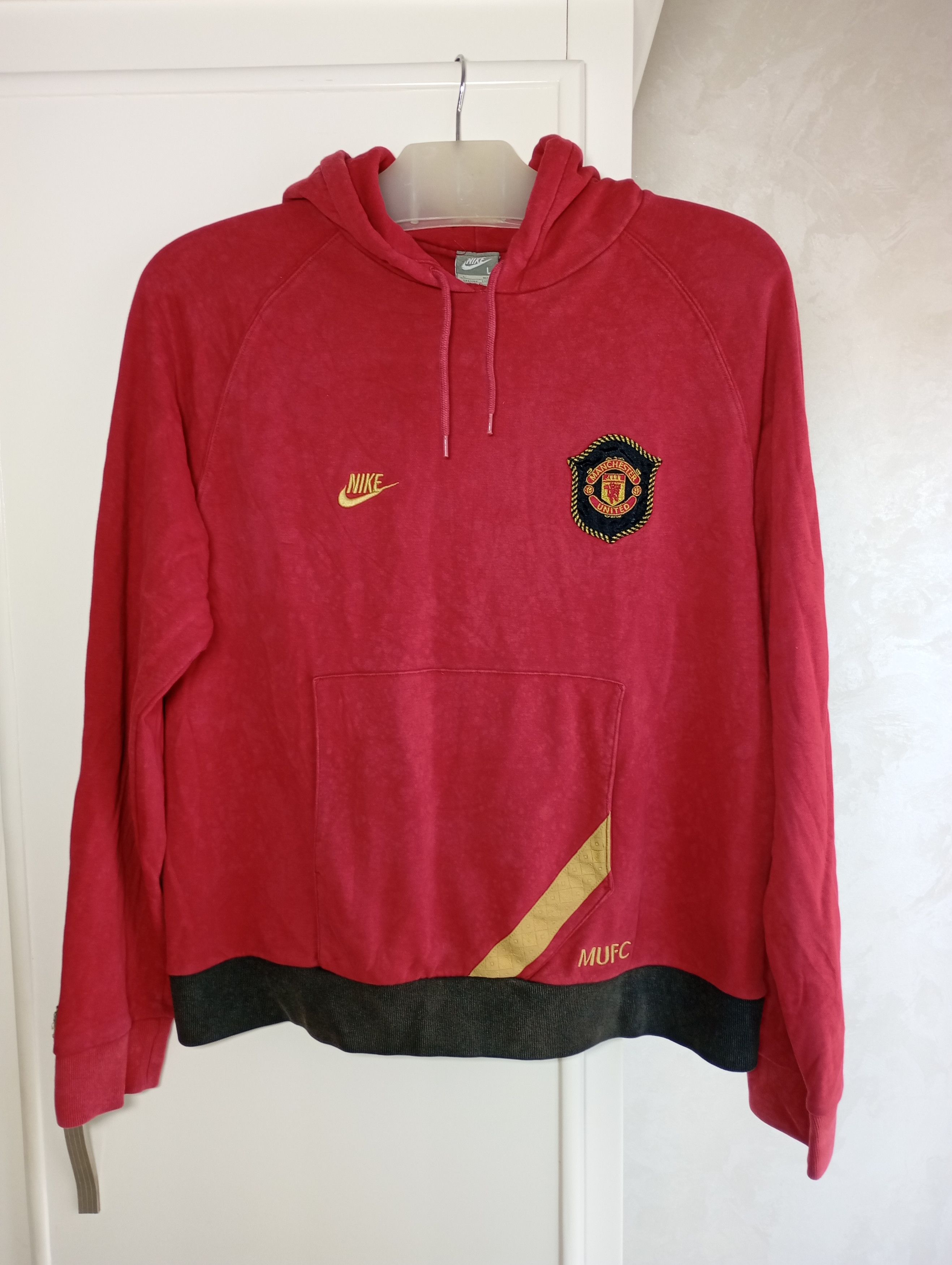 Nike Vintage Nike Manchester United Football Soccer Hoodie Size US L / EU 52-54 / 3 - 1 Thumbnail