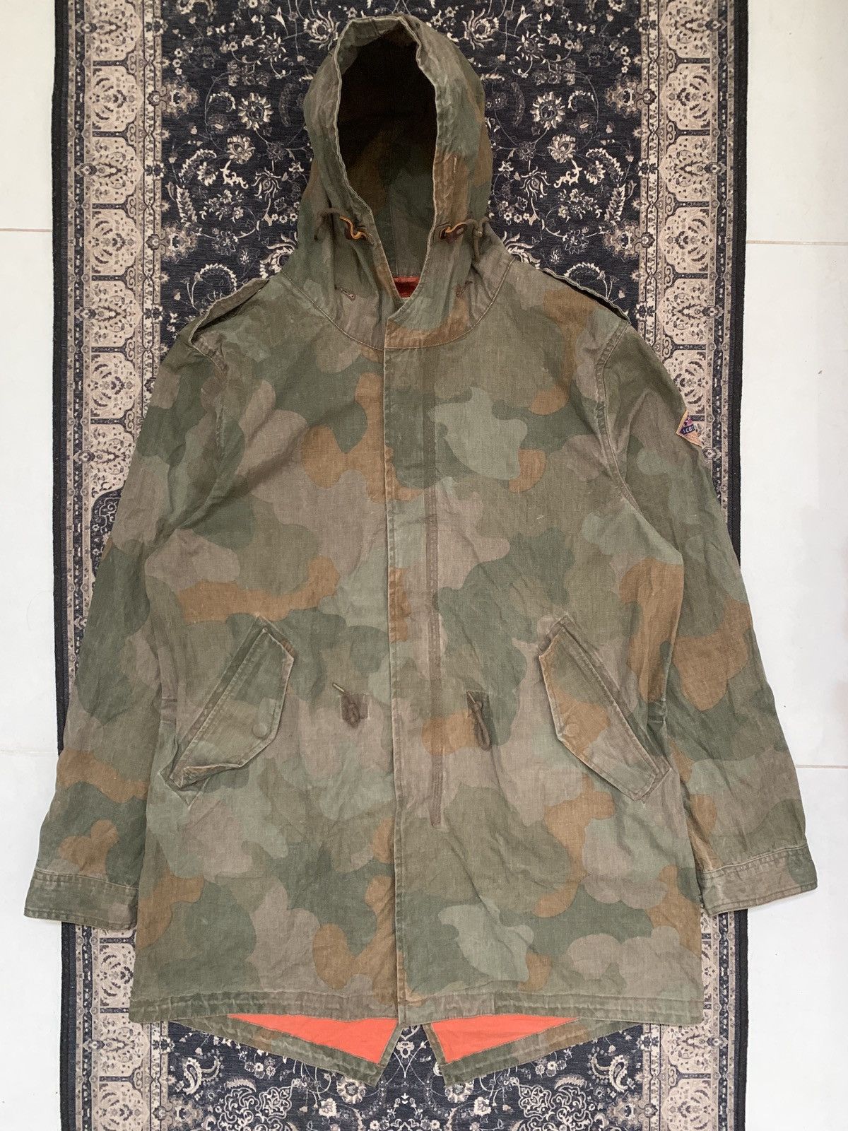 Scotch & Soda Scotch and Soda Amsterdam Couture Military Camo Coat Jacket Size US XL / EU 56 / 4 - 1 Thumbnail