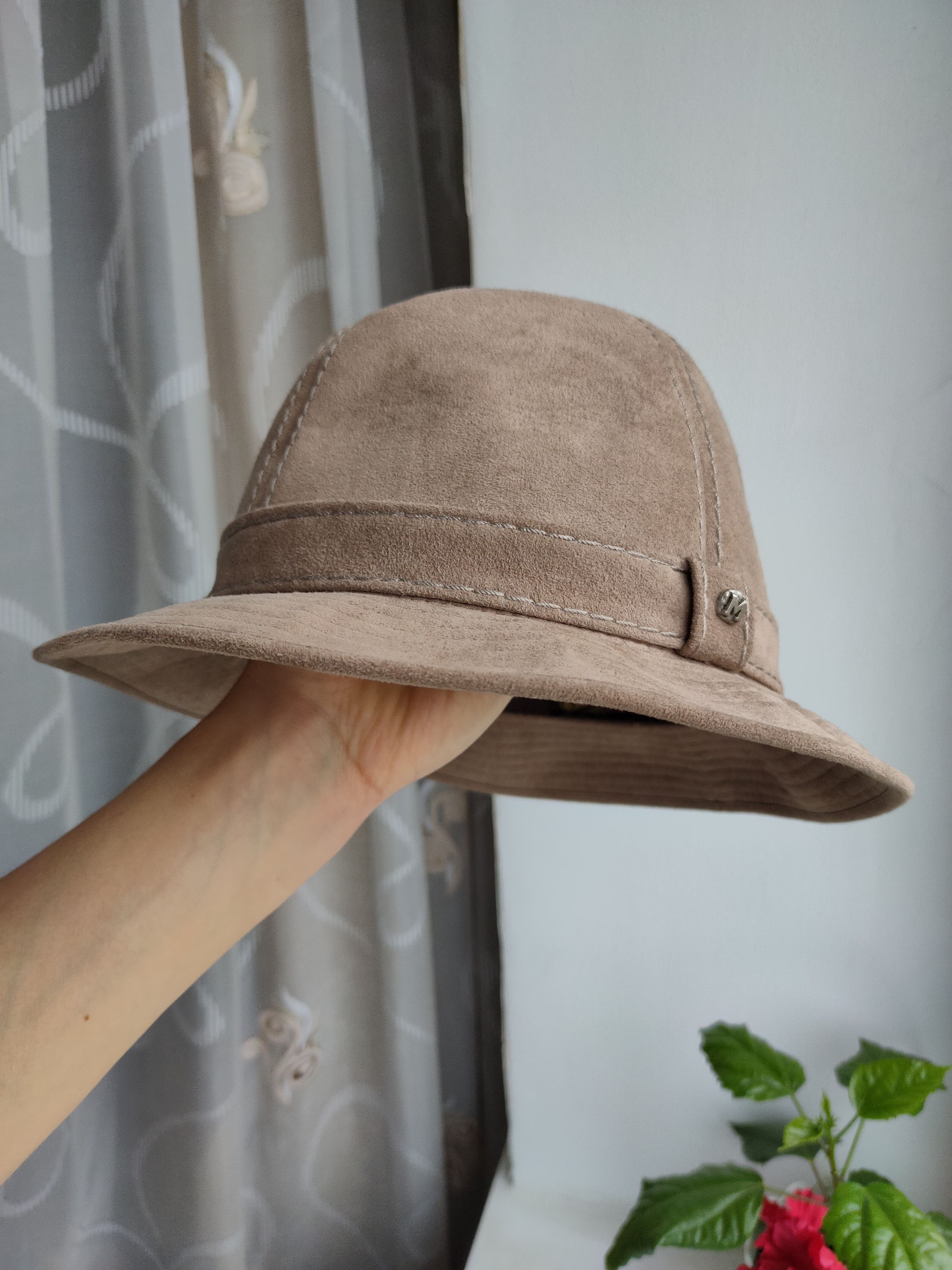 Other Mayser Exclusive Alcantara Milano Italy Fedora Bucket Hat Size ONE SIZE - 1 Thumbnail