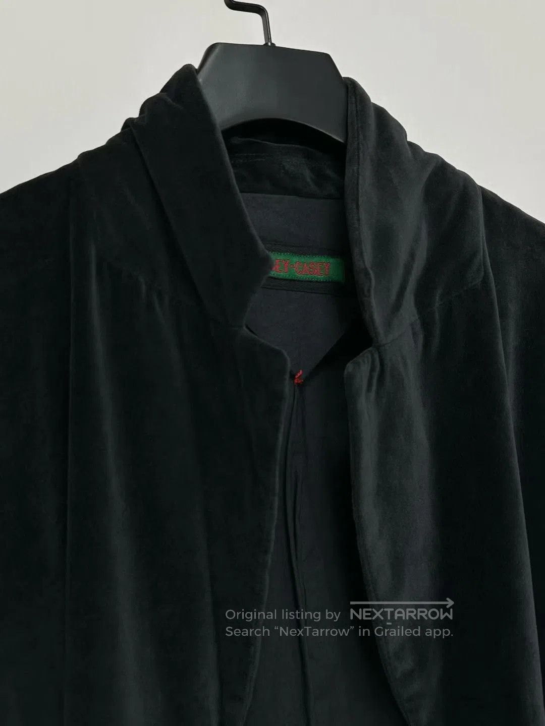 Casey Casey Casey Casey Black Gray Velvet Blazer. Size US S / EU 44-46 / 1 - 6 Thumbnail