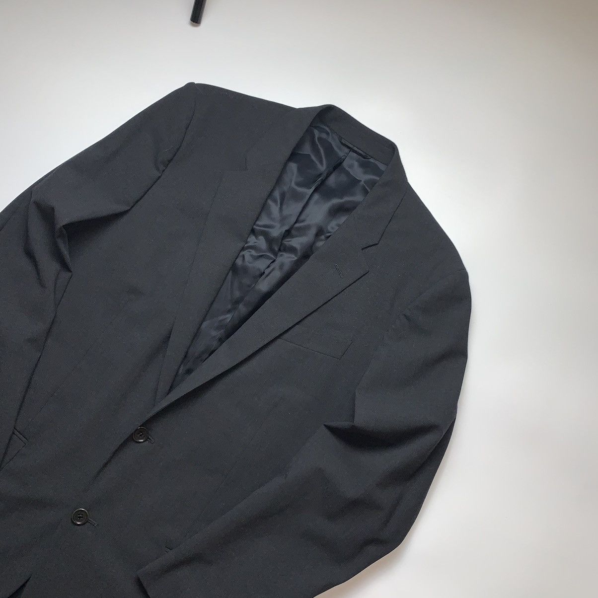 Helmut Lang Vintage 2000’s Helmut Lang black blazer jacket Size 48S - 2 Thumbnail