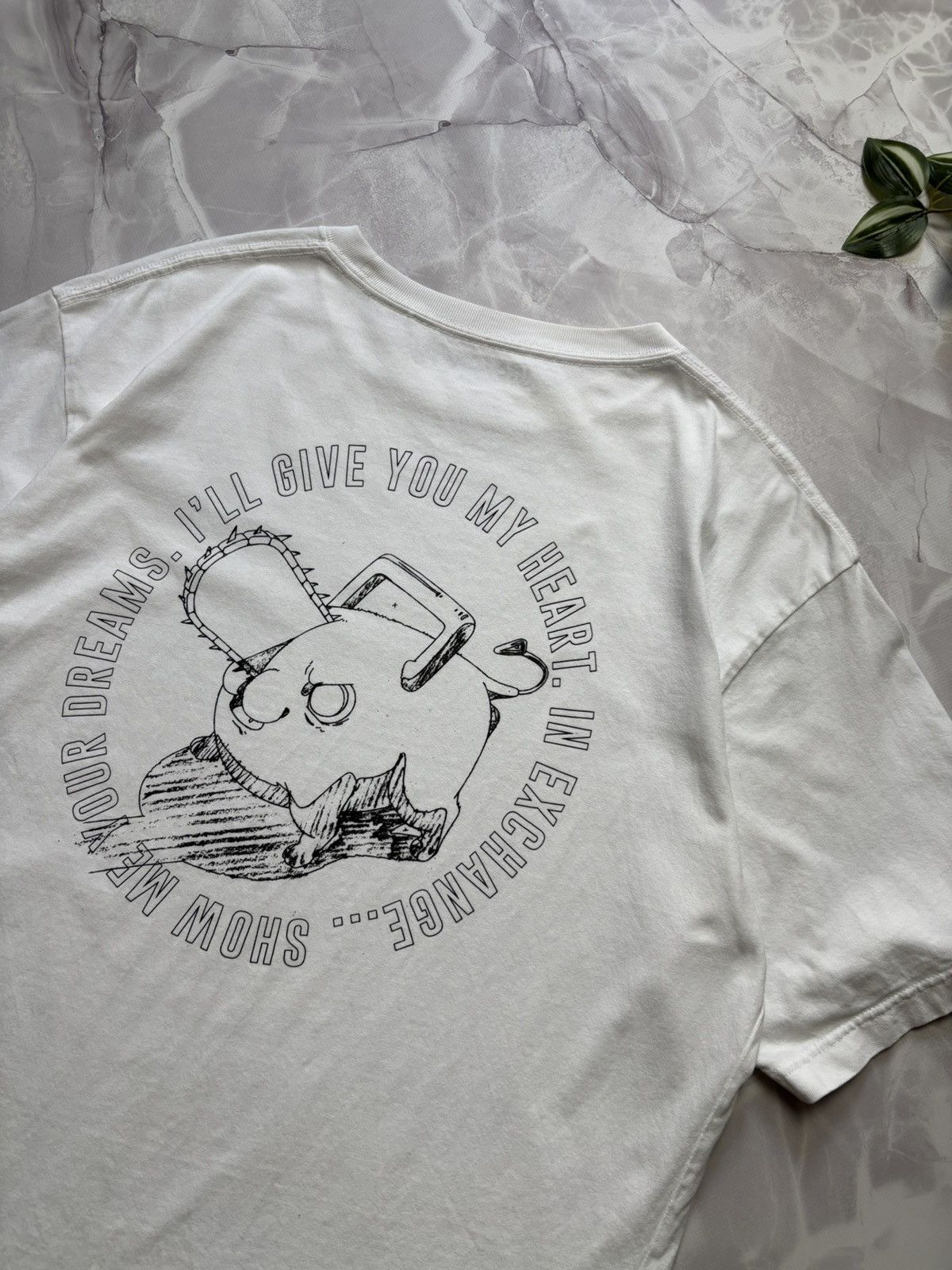 Uniqlo Uniqlo UT Chainsaw Man x Kosuke Kawamura T-Shirt Pochita Size US L / EU 52-54 / 3 - 7 Thumbnail