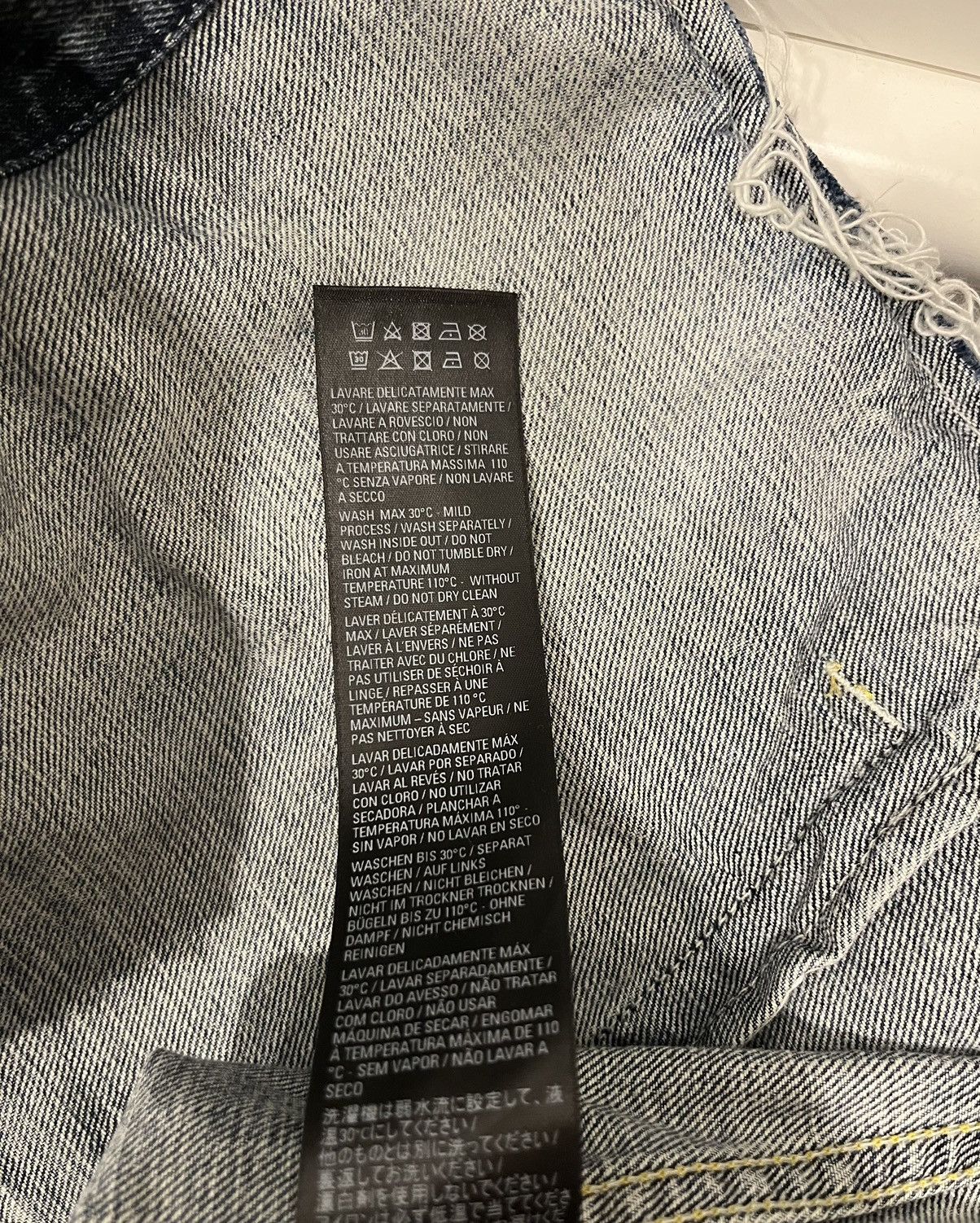 Balenciaga Balenciaga Denim Jacket Size US L / EU 52-54 / 3 - 9 Thumbnail