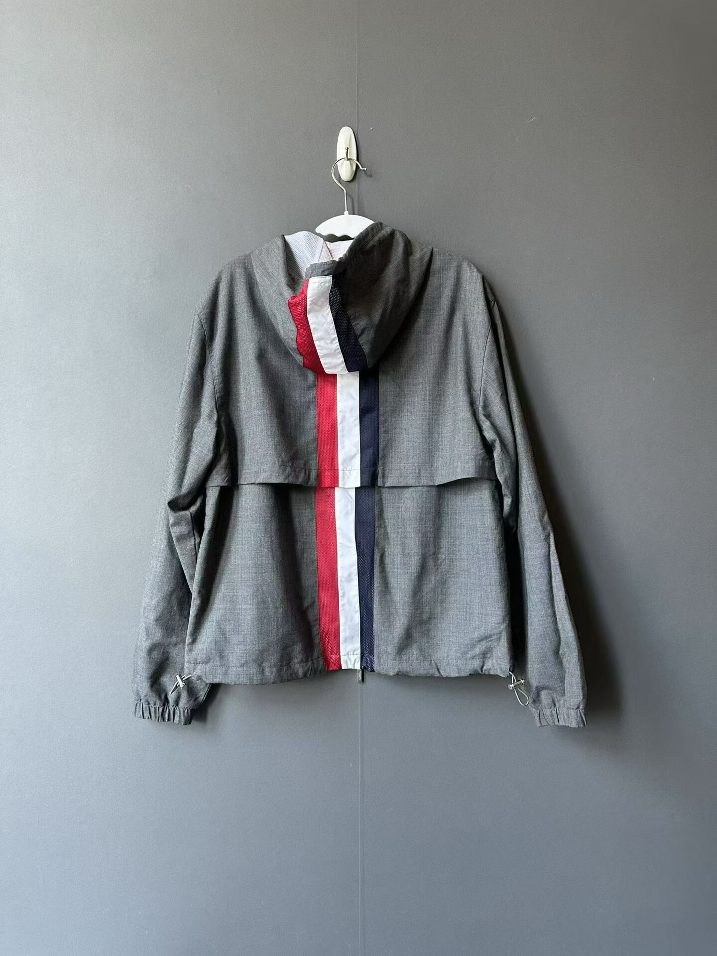 Thom Browne thom browne wool striped hooded jacket Size US M / EU 48-50 / 2 - 3 Thumbnail