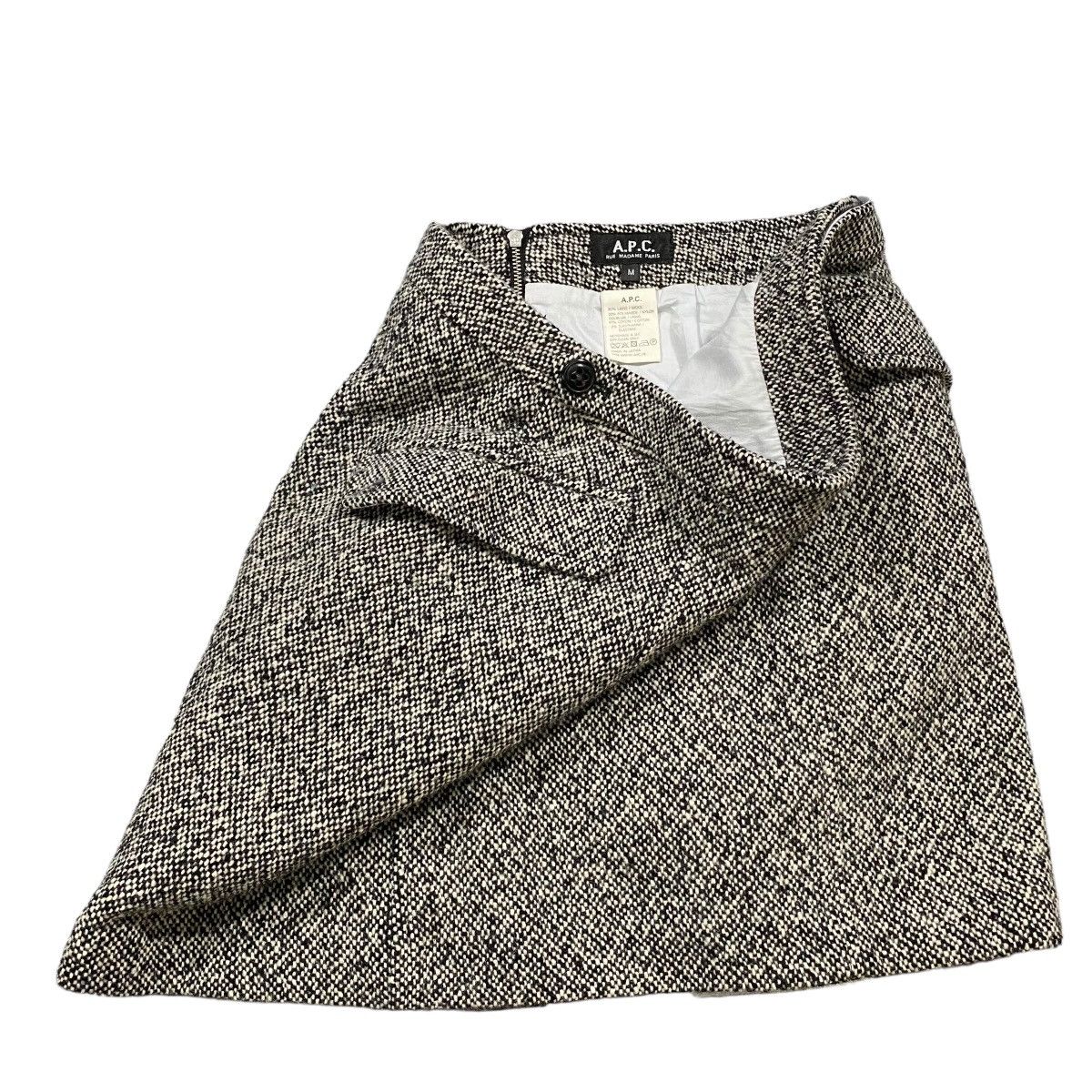 A.P.C. Vintage Apc Mini Skirt Wool M Size Grey Colour Size 30" / US 8 / IT 44 - 3 Thumbnail