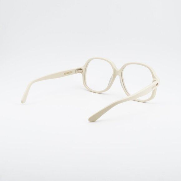 Valentino Valentino VLX-177C Eyeglasses White/Gold 59mm Square Frame Size ONE SIZE - 3 Thumbnail