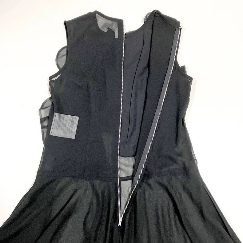 Comme des Garcons Comme Des Garcons Black vintage lace see-through dress Size S / US 4 / IT 40 - 4 Thumbnail