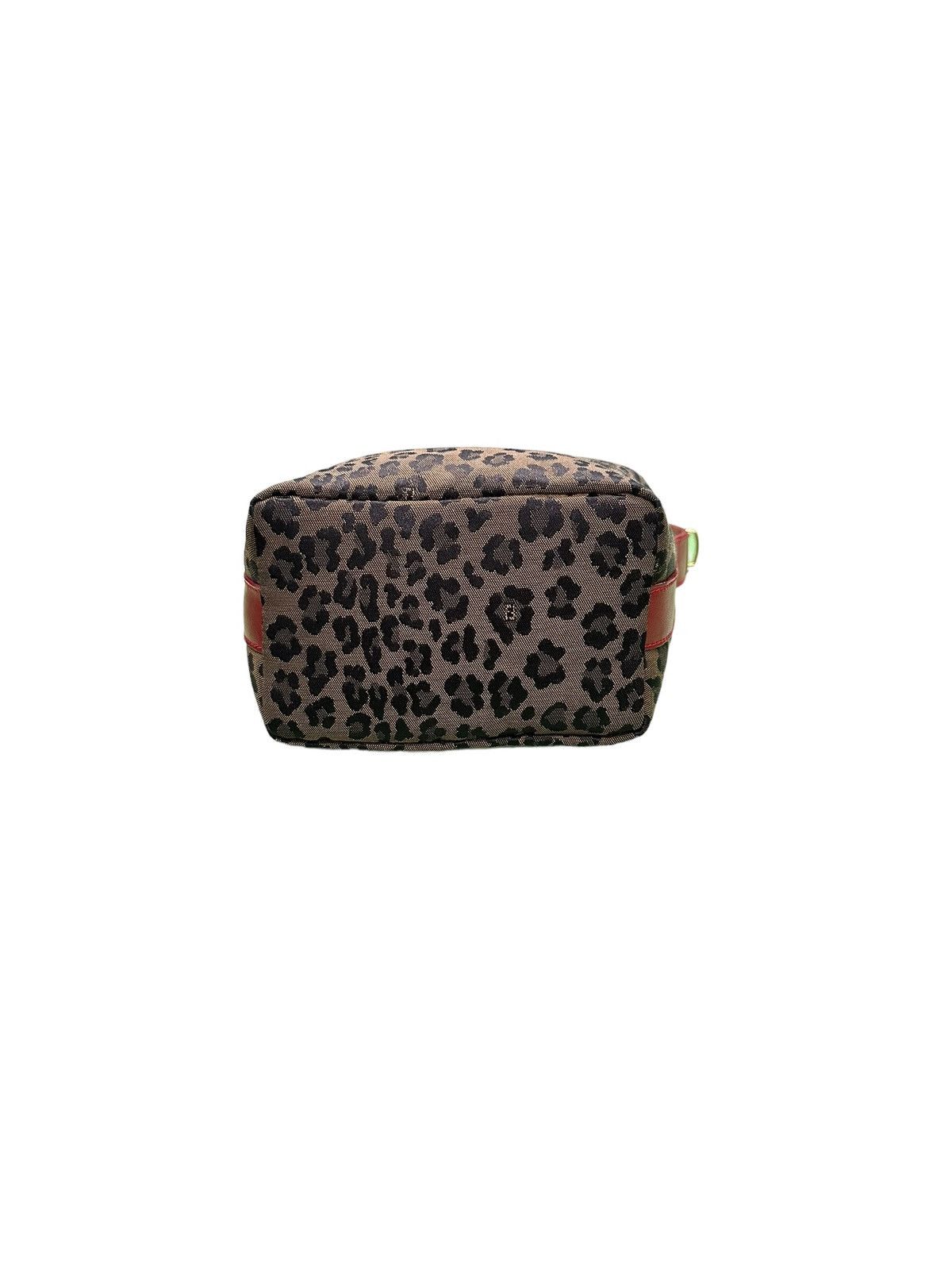 AUTHENTIC VINTAGE FENDI LEOPARD MINI VANITY POUCH