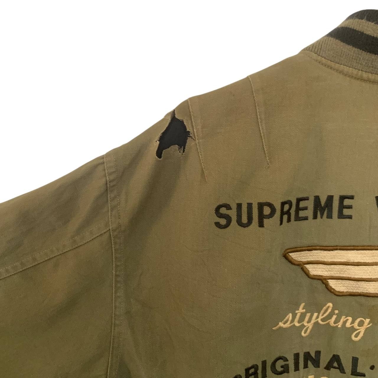 Vintage Vintage Reversible Flandre Sweater Flight Army Bomber Jacket Size US M / EU 48-50 / 2 - 9 Thumbnail