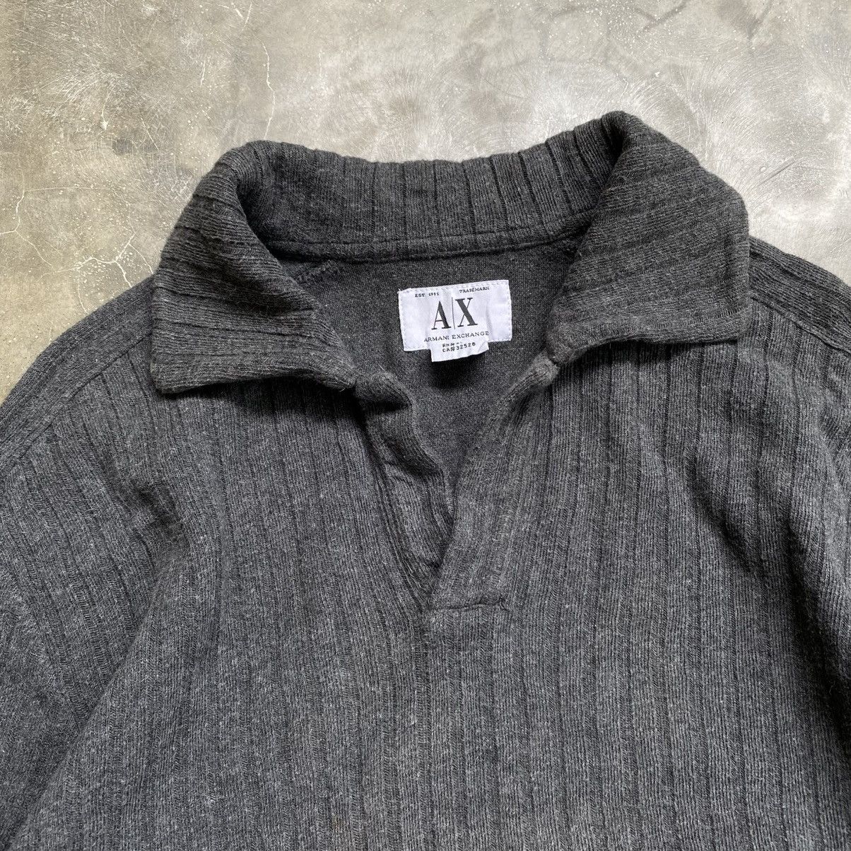Armani Exchange 90s Armani Exchange Charcoal Sweater Size US XXL / EU 58 / 5 - 3 Thumbnail