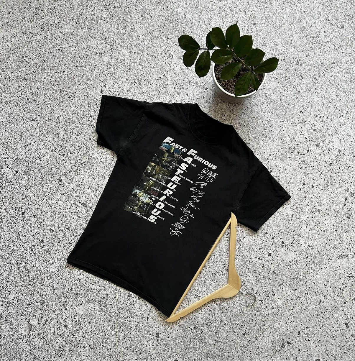 Vintage Vintage 2000’s Fast Furious Vin Diesel Paul Walker Movie Tee Size US M / EU 48-50 / 2 - 1 Thumbnail