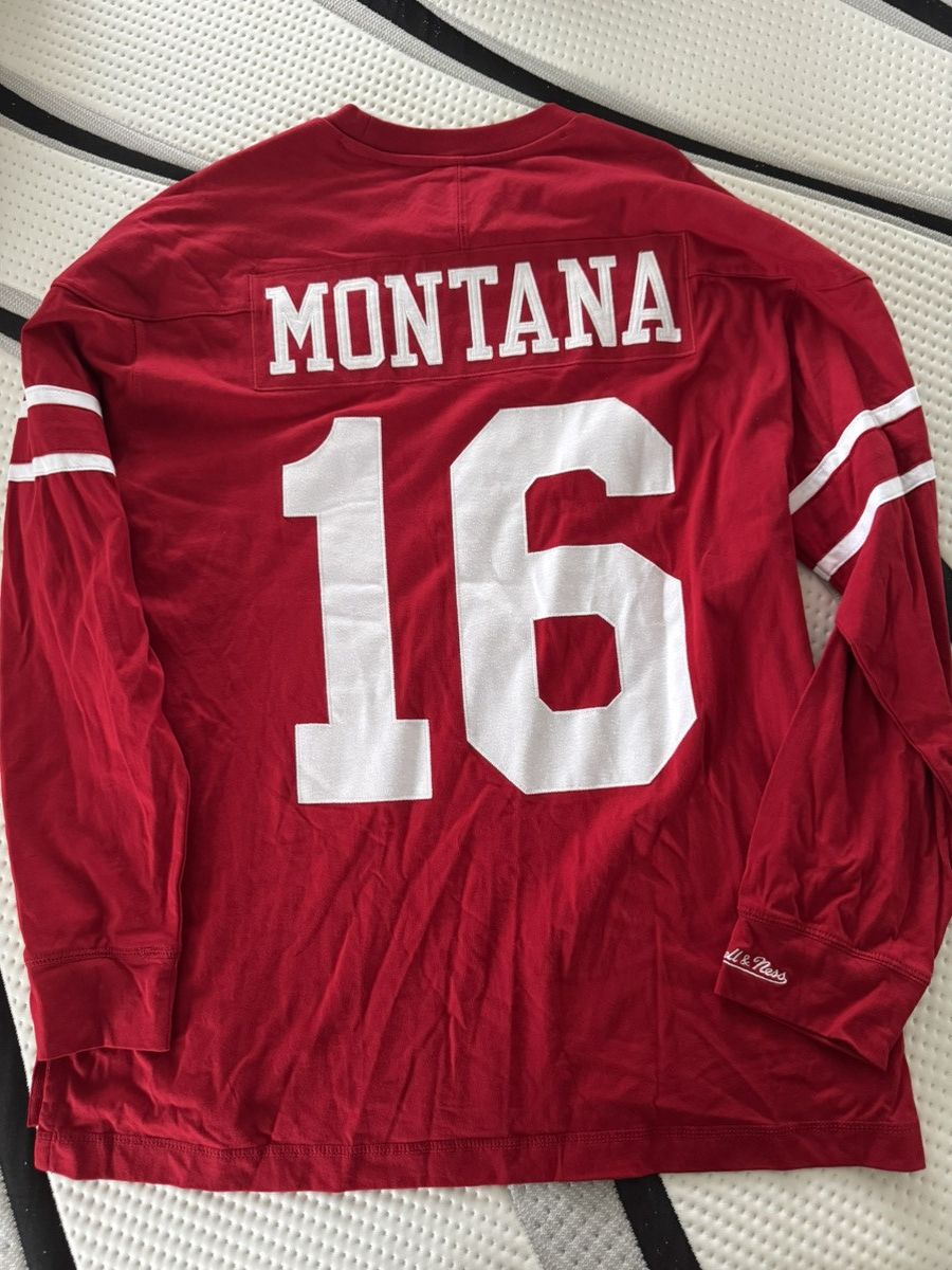 Mitchell & Ness JOE MONTANA MITCHELL & NESS LONG SLEEVE SHIRT/JERSEY Size US XL / EU 56 / 4 - 2 Thumbnail